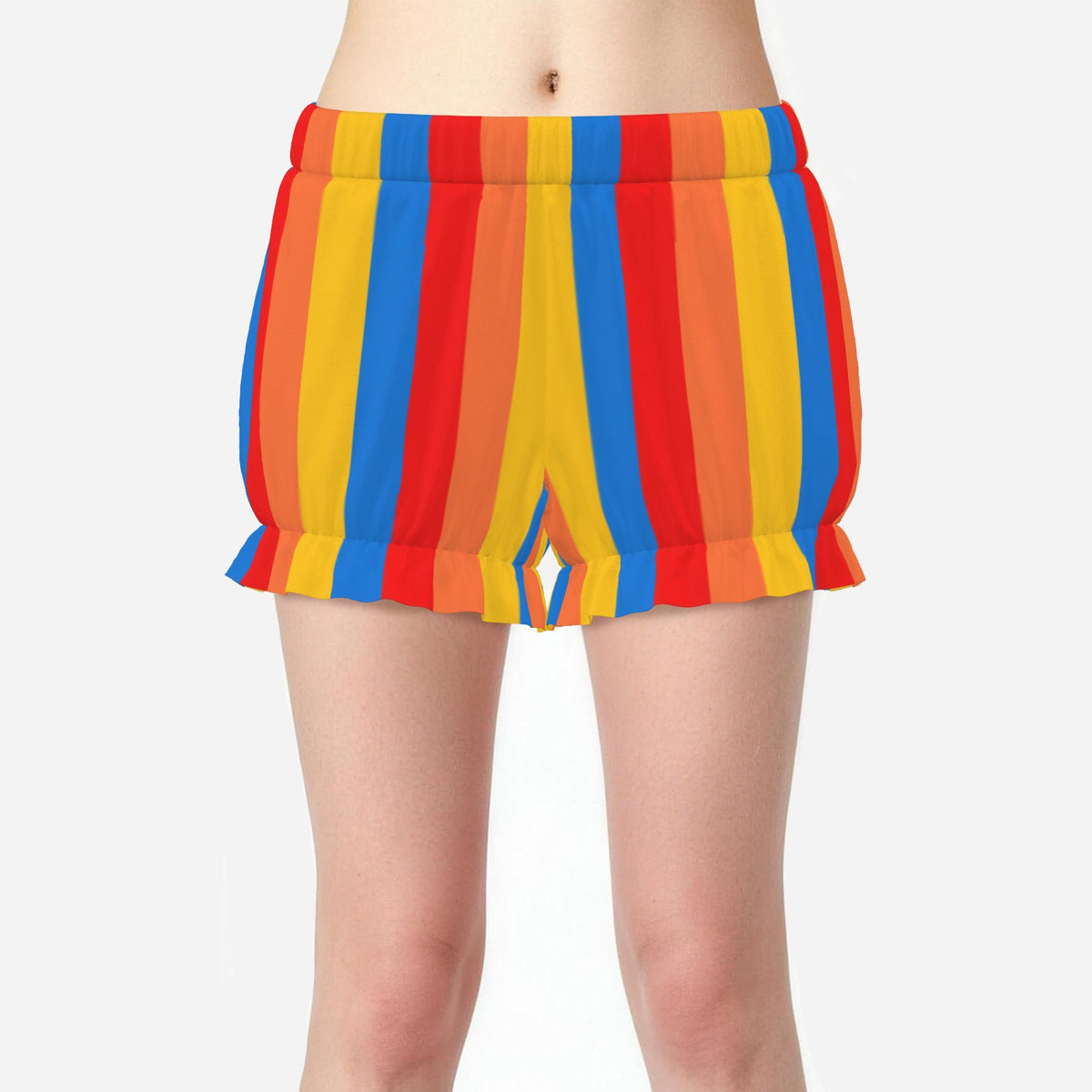 Pufflette Pants Jolly Stripe Puffy Clown Shorts Jester Bloomers