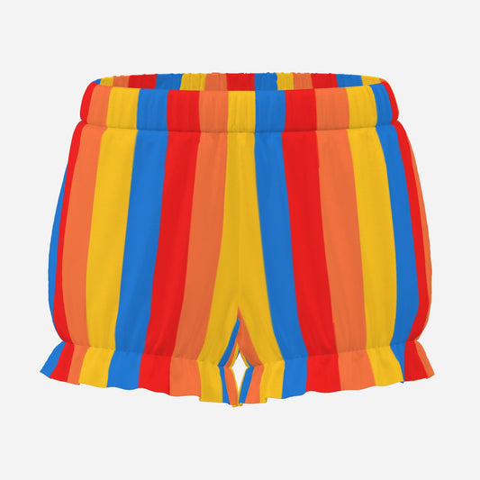 Pufflette Pants Jolly Stripe Puffy Clown Shorts Jester Bloomers