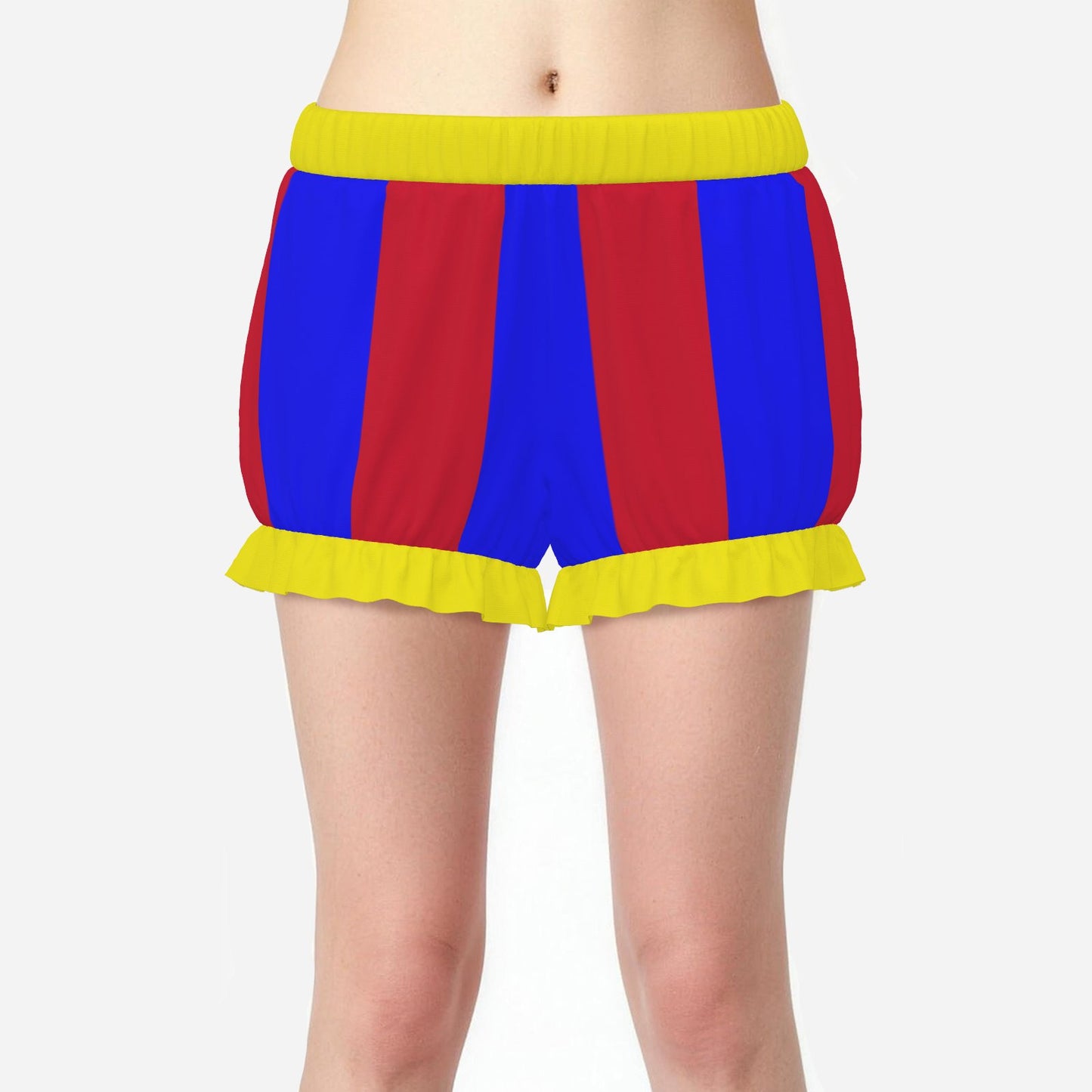 Pufflette Pants Primary Pal Poofy Red Blue Yellow Clown Shorts Ruffle Knickers