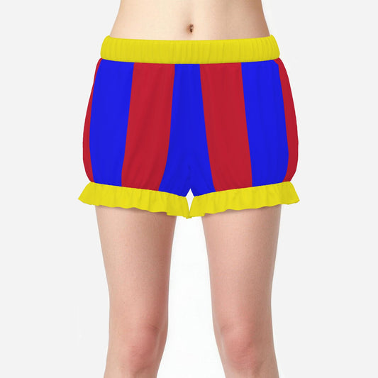 Pufflette Pants Primary Pal Poofy Red Blue Yellow Clown Shorts Ruffle Knickers