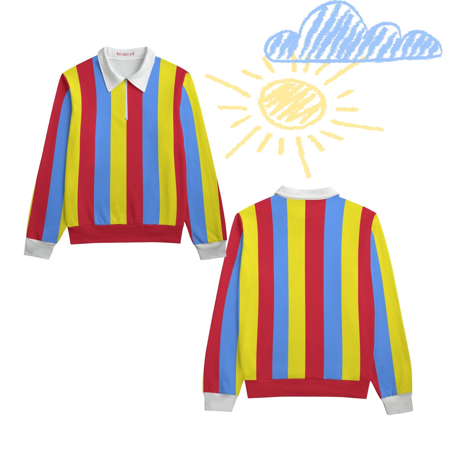 Puppet Hut Darling Clown Sweater