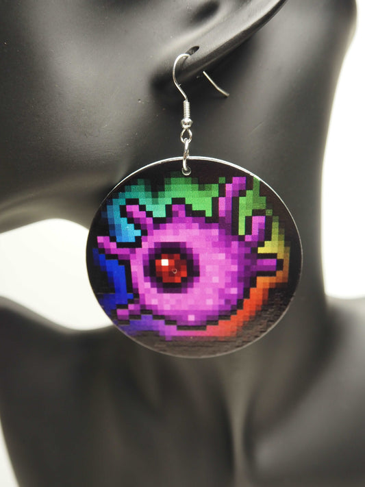 Rainbow Shining Eye! Awesome Weirdcore Pixel Art