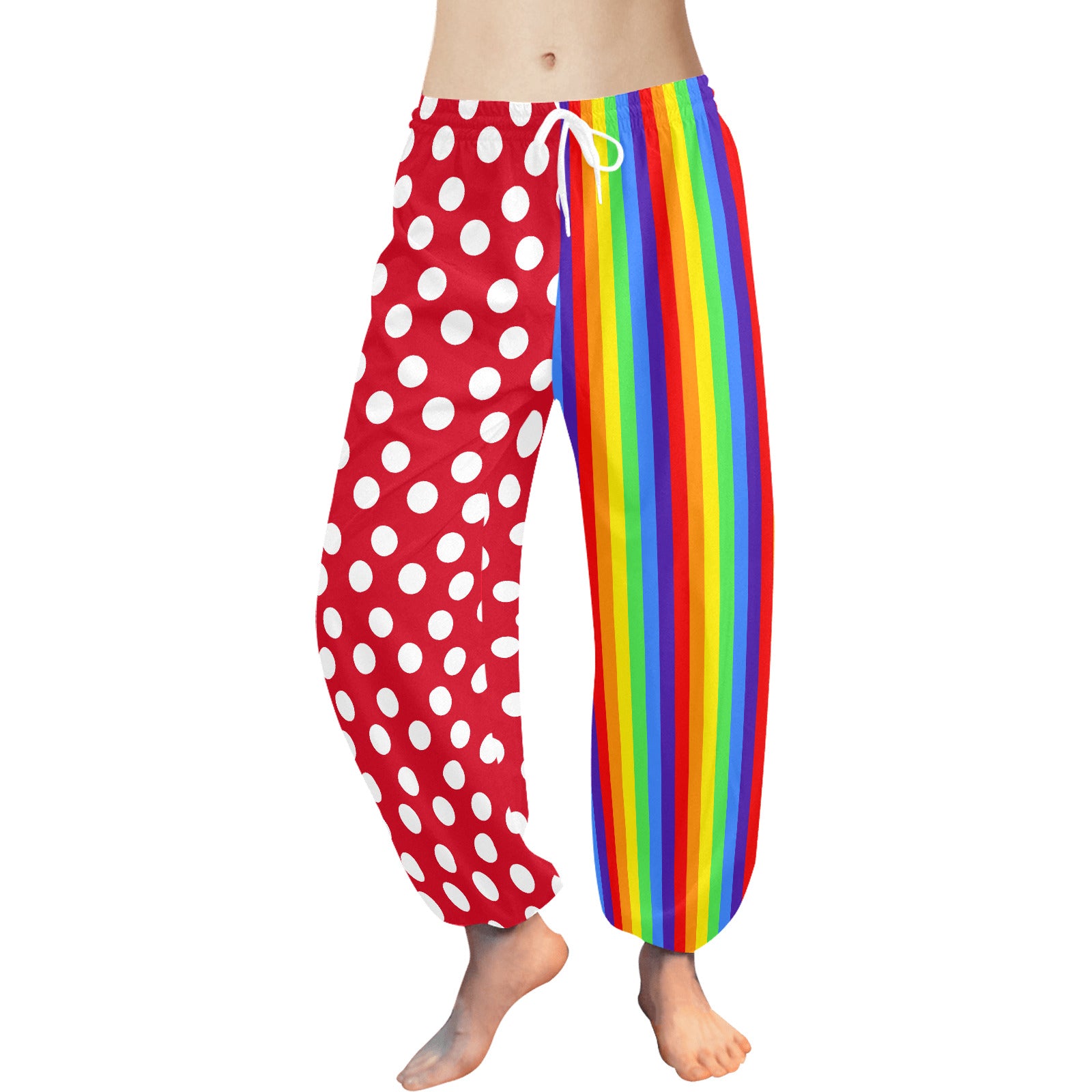 Rainbow Red Dotty Clown Bloomers