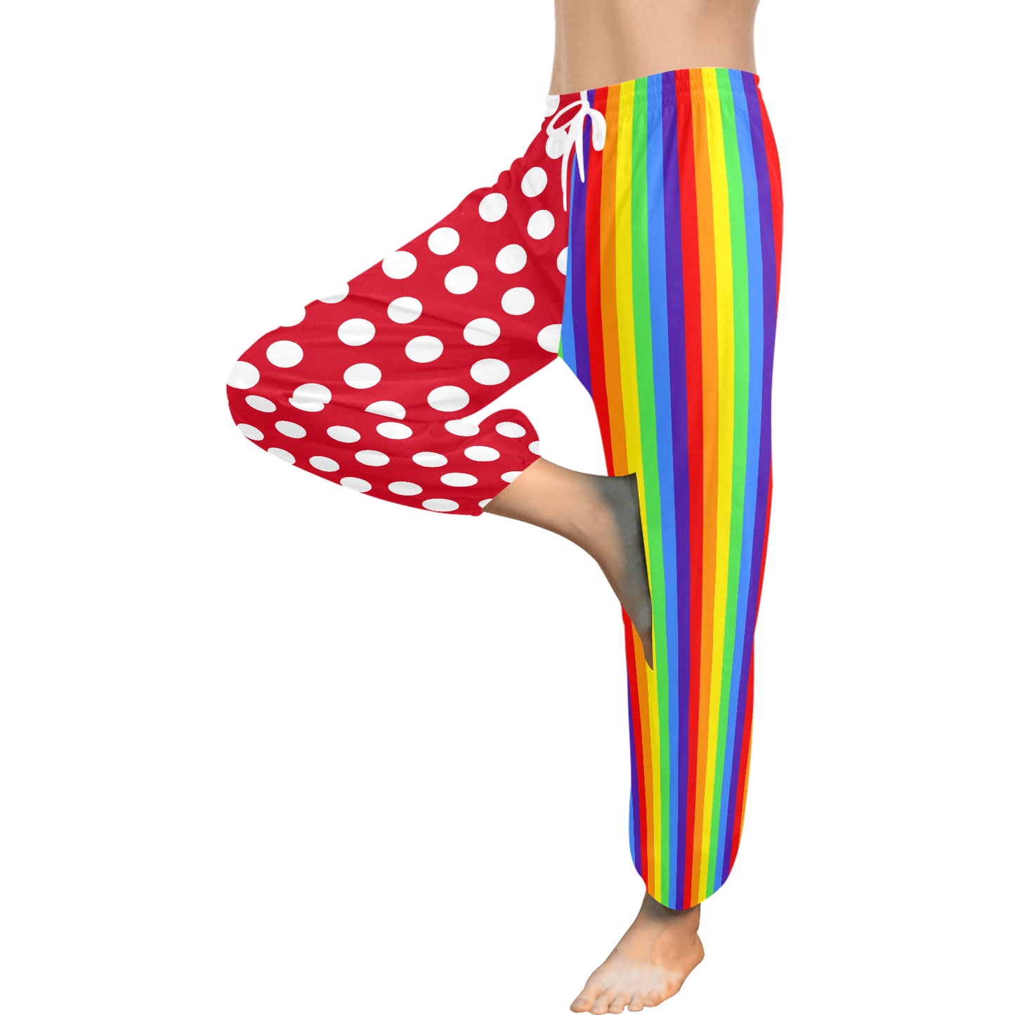 Rainbow Red Dotty Clown Bloomers