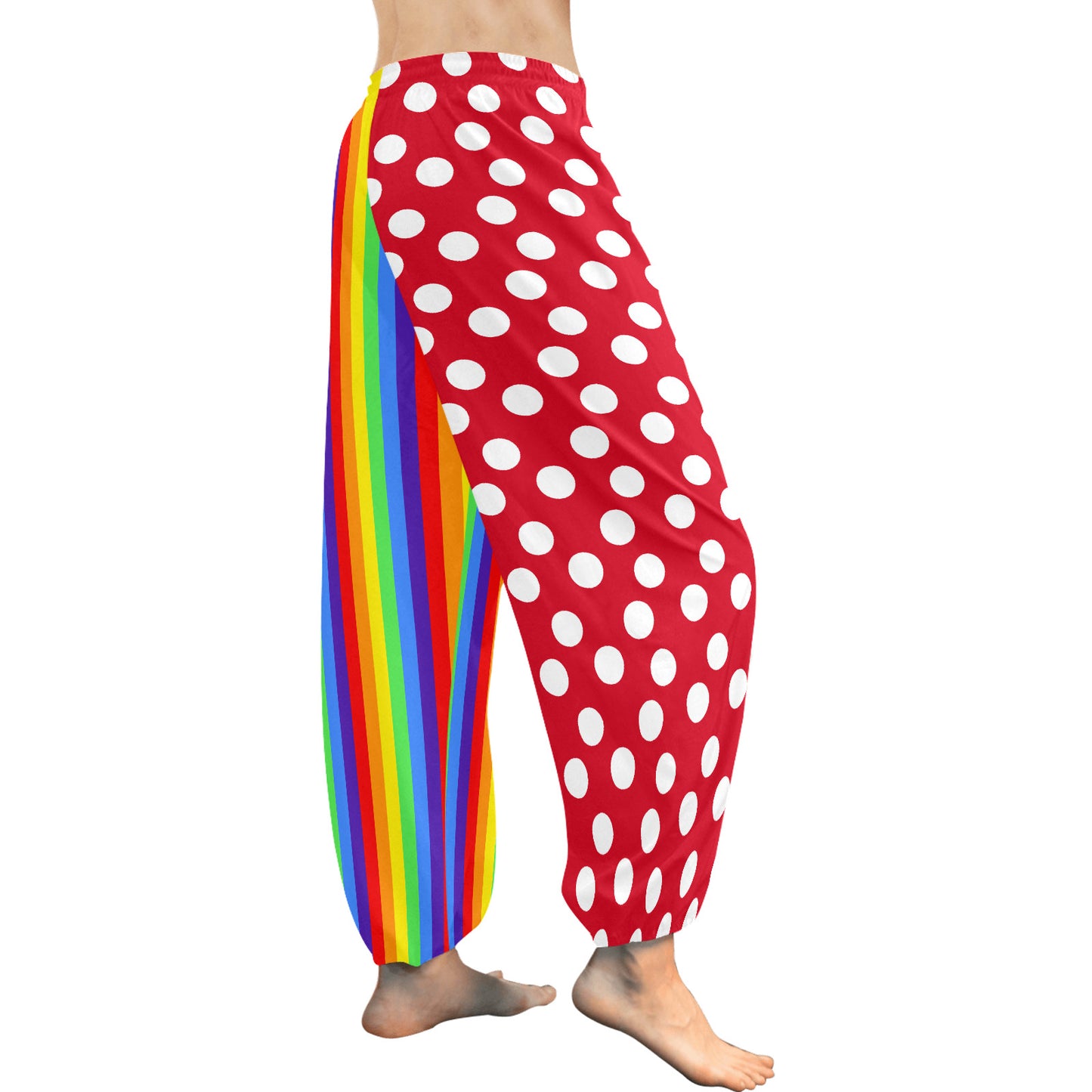Rainbow Red Dotty Clown Bloomers