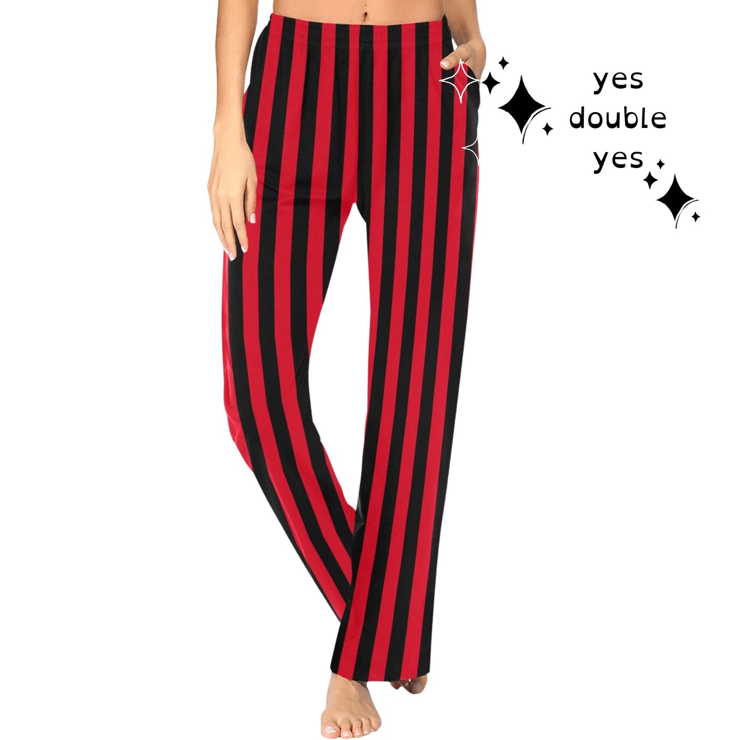 Red Black Stripe Costume n Sleep Pants