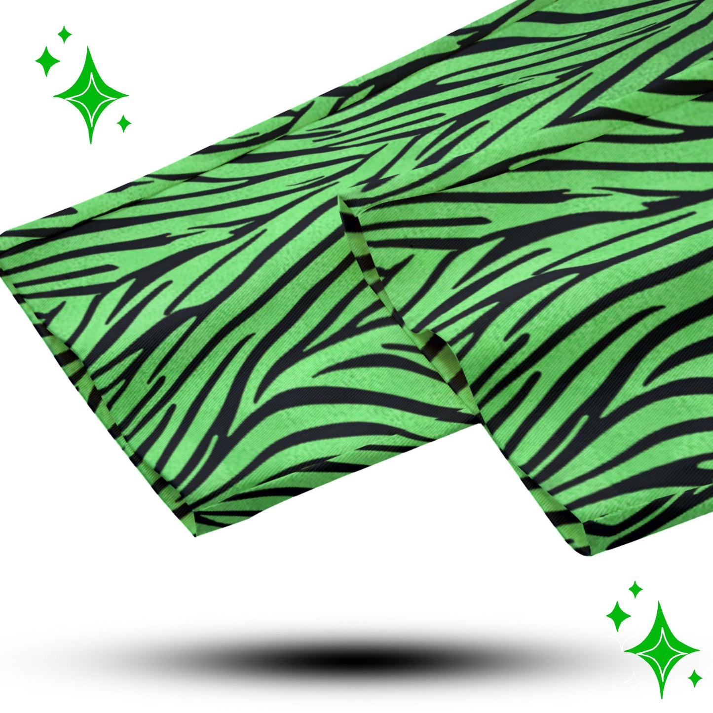 Richie Tigerstreifen-Anzughose Geldgrün