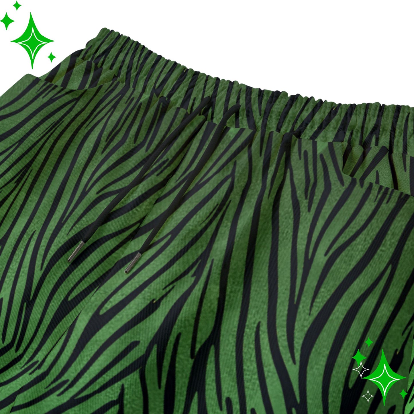 Richie Tigerstreifen-Anzughose Geldgrün