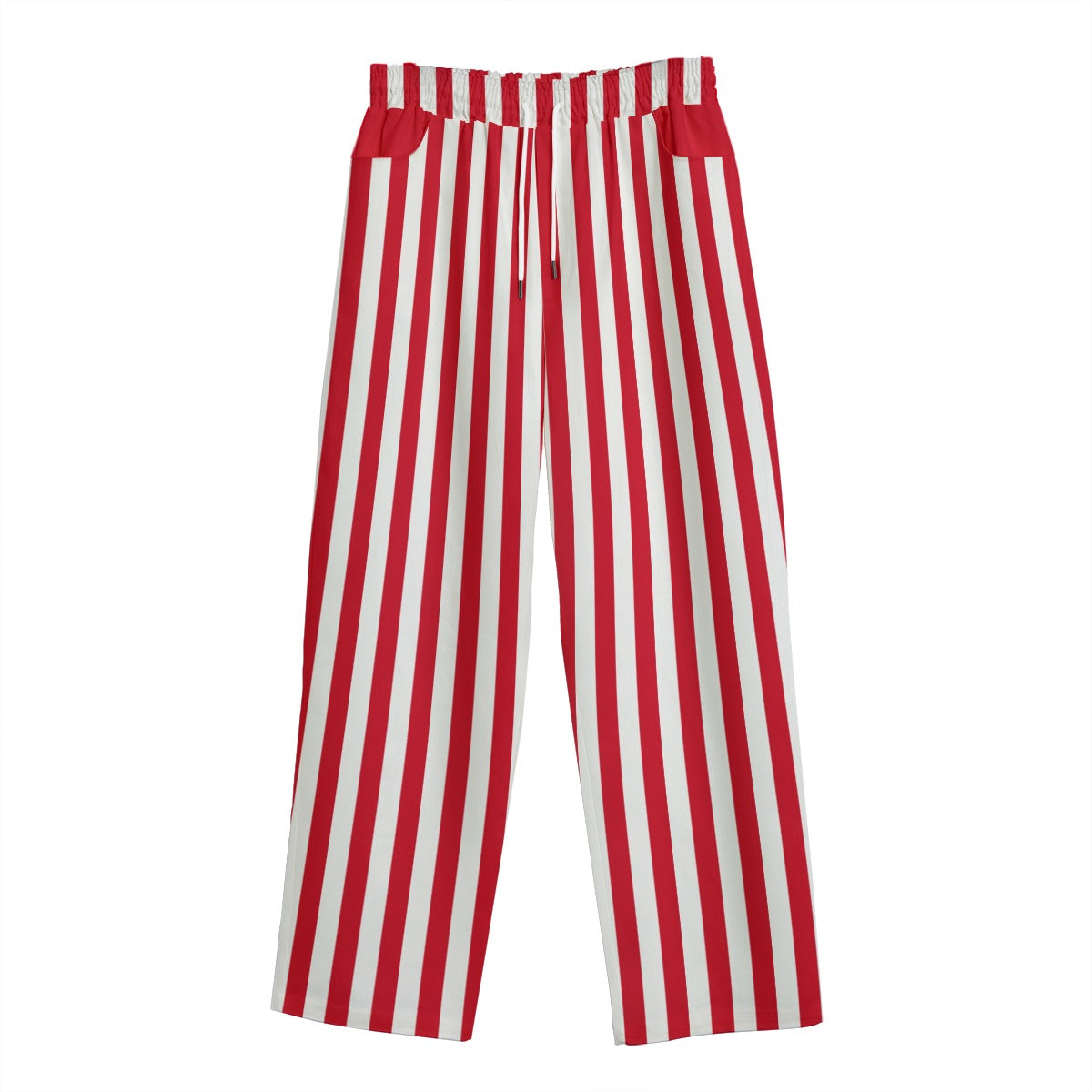 Ringelmeister Red White Stripe Clown Suit Pants