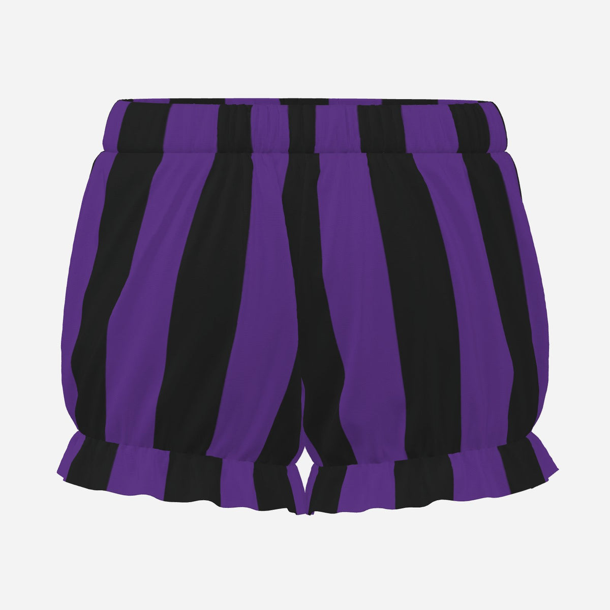 Pufflette Pants Royal Purple Stripe Puffy Jester Bloomers Clown Shorts