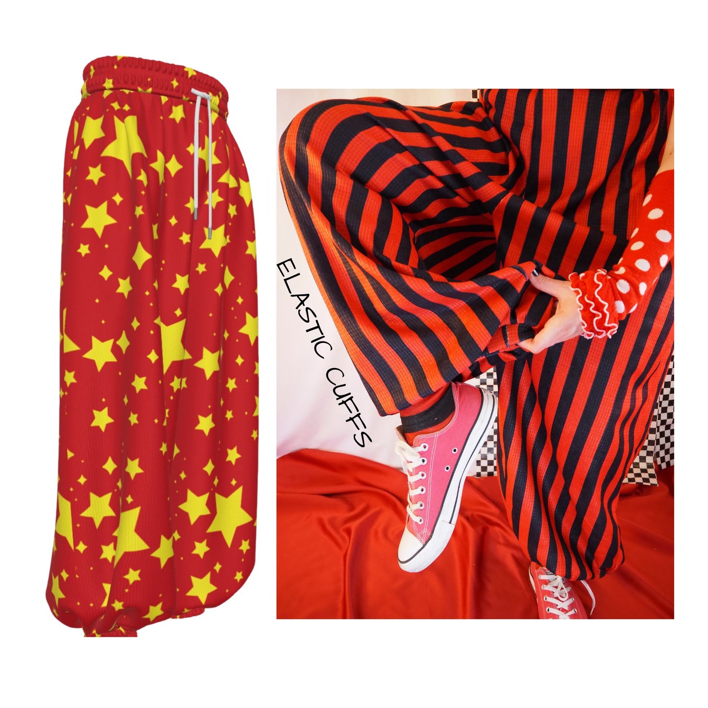 Ruby Stardust Clown Pantaloons