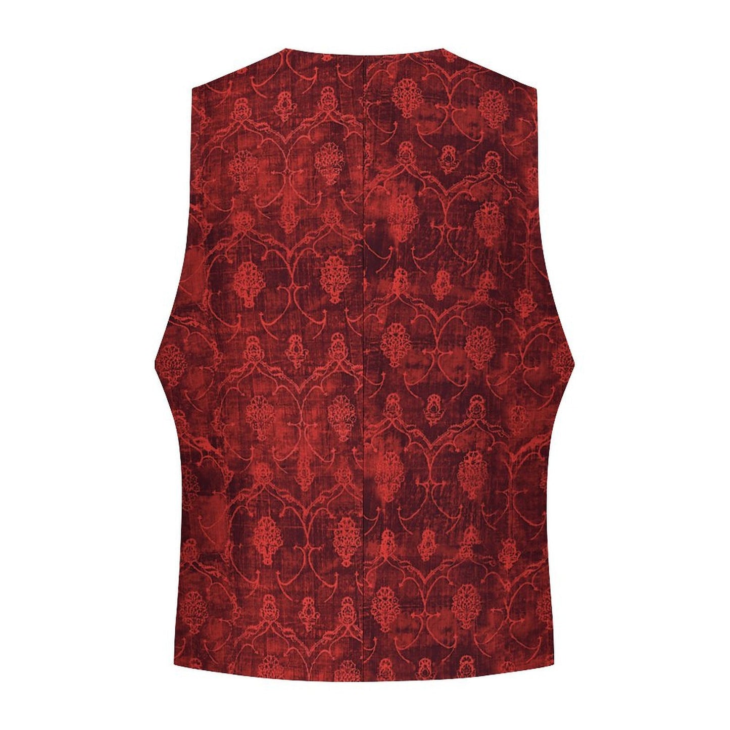 Sanguine Ruby Red Mens Waistcoat Vest