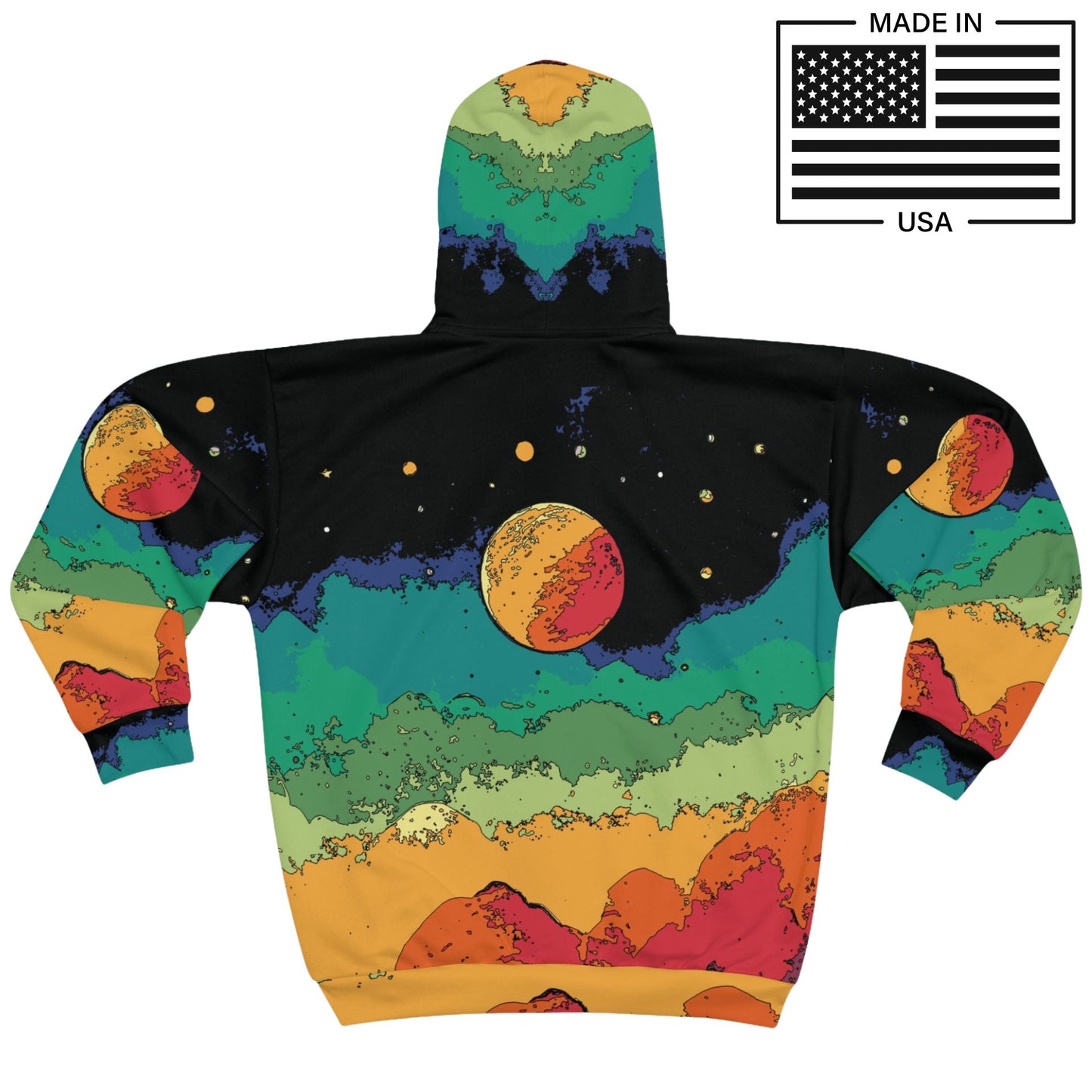 Scifi Lofi Zip Up Hoodie