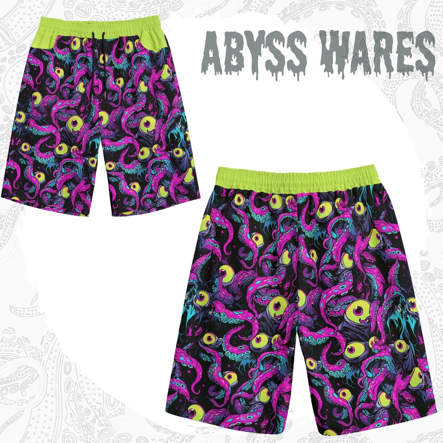 The Shoggy Shorts! Weirdcore Tentacle Eyeball Cotton Jorts