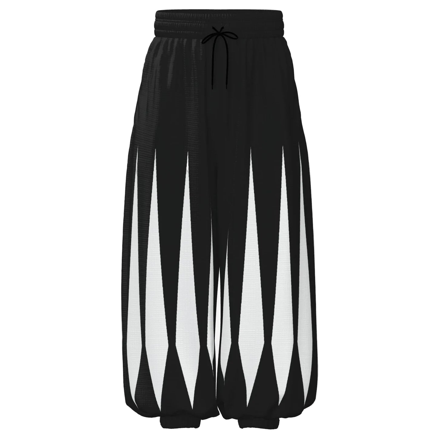 slashed look jester pantaloons, adult sizes unisex