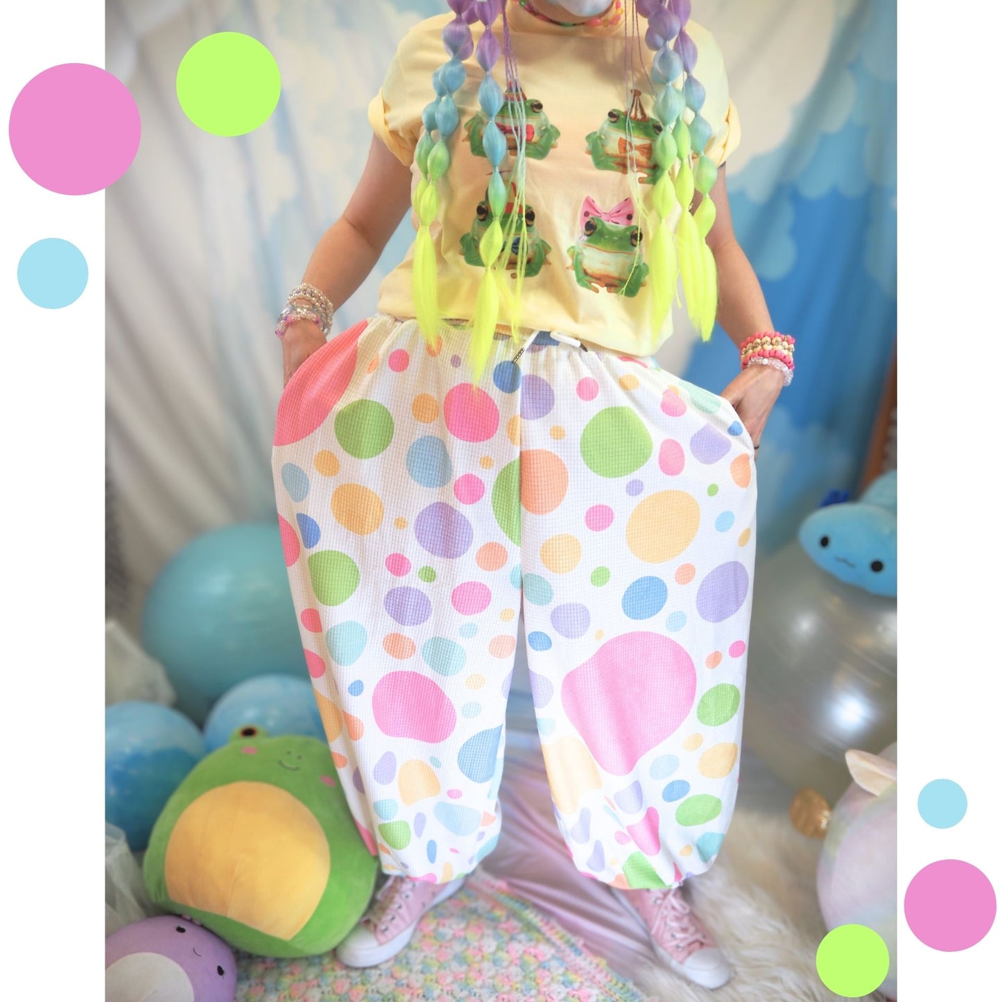 Softie Spots Balloon Pantaloons Clown Pants
