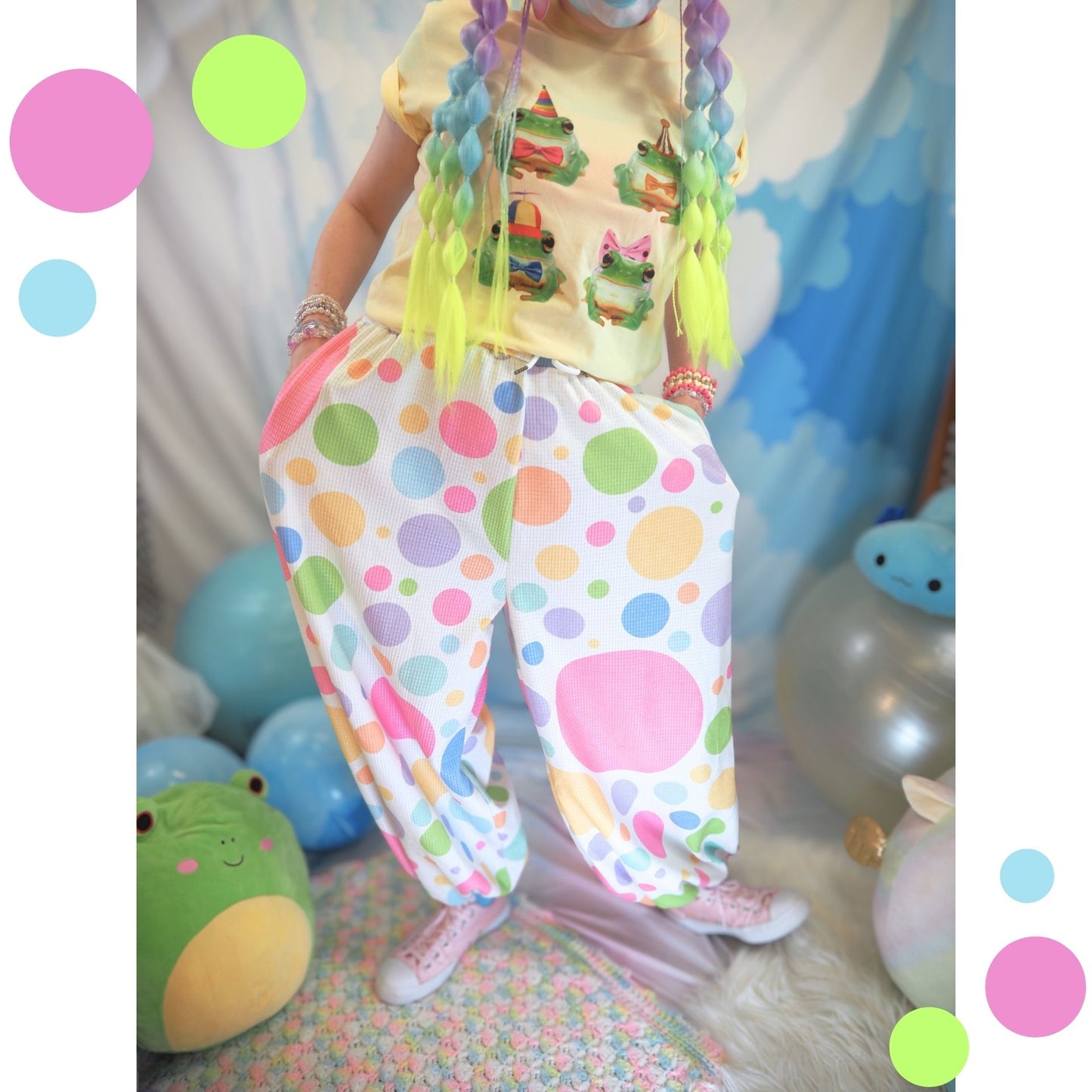 Softie Spots Balloon Pantaloons Clown Pants