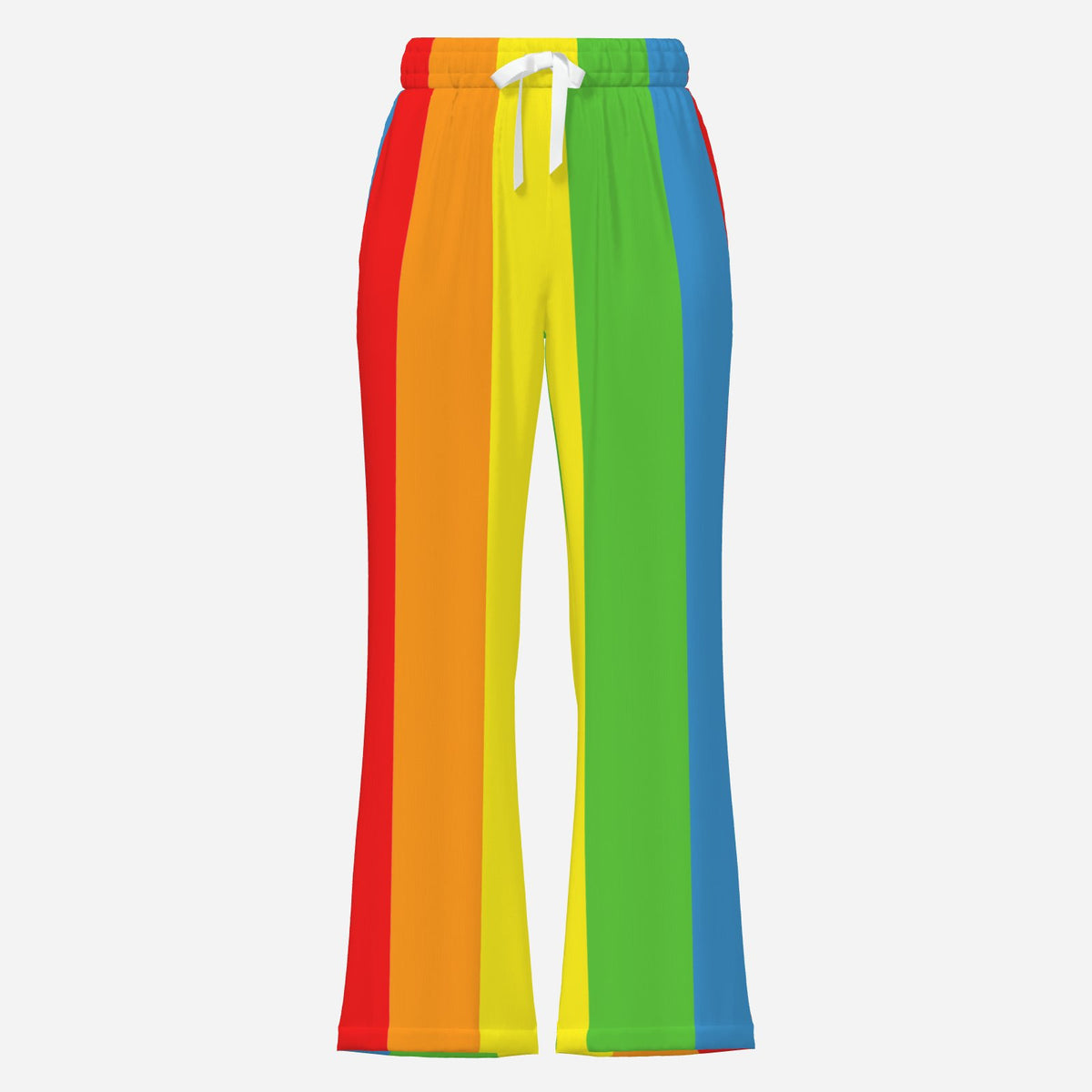 Spout Flares Rainbow Boss Thick Stripe Bellbottom Clown Pants