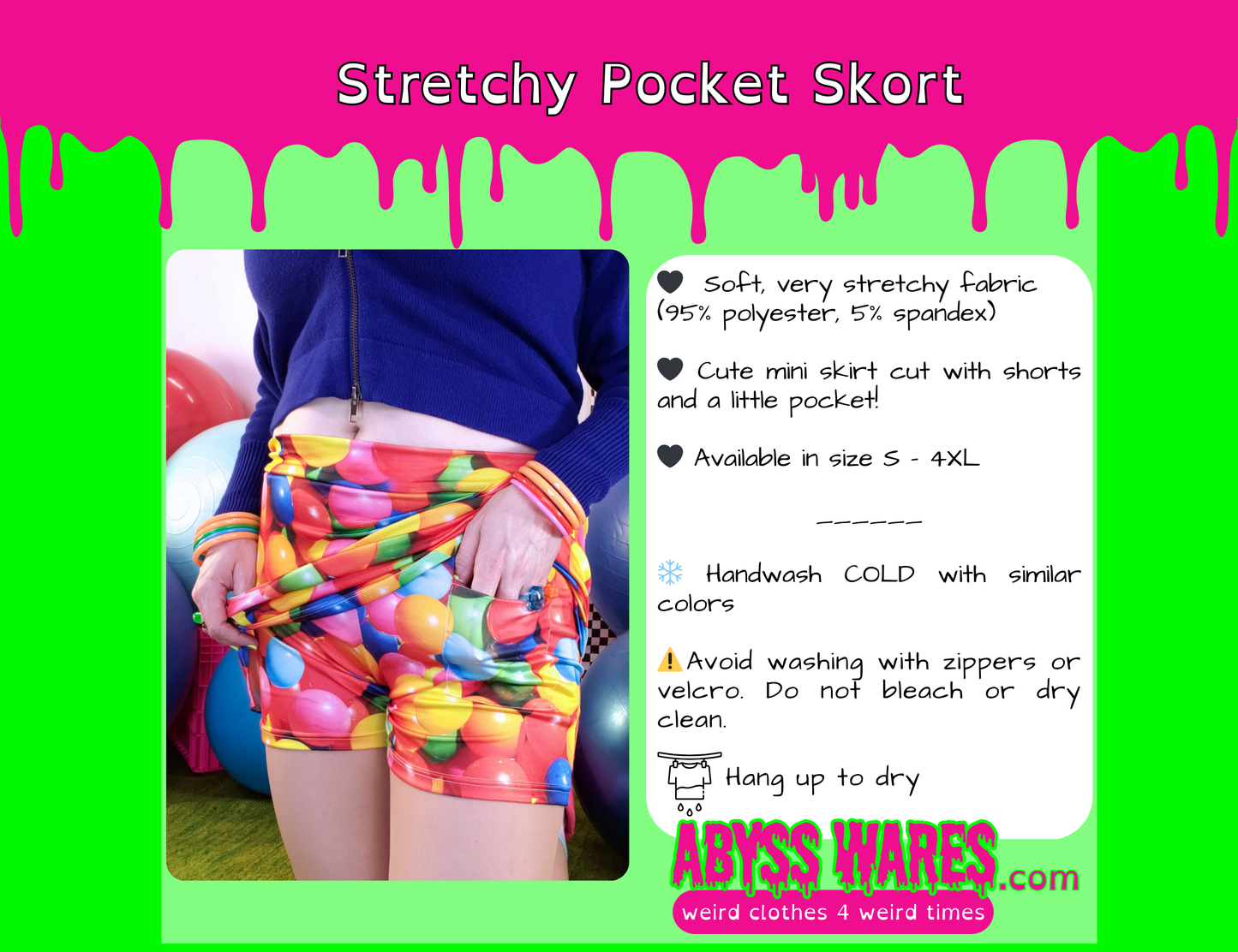 Balloonatic Party Skort