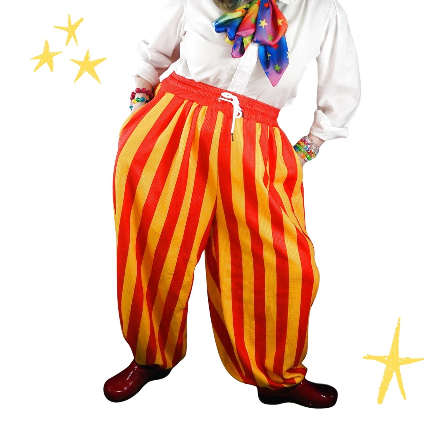 Sun Stripe Clown Pantaloons