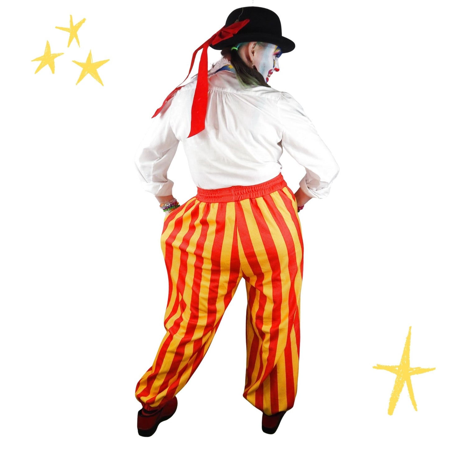 Sun Stripe Clown Pantaloons