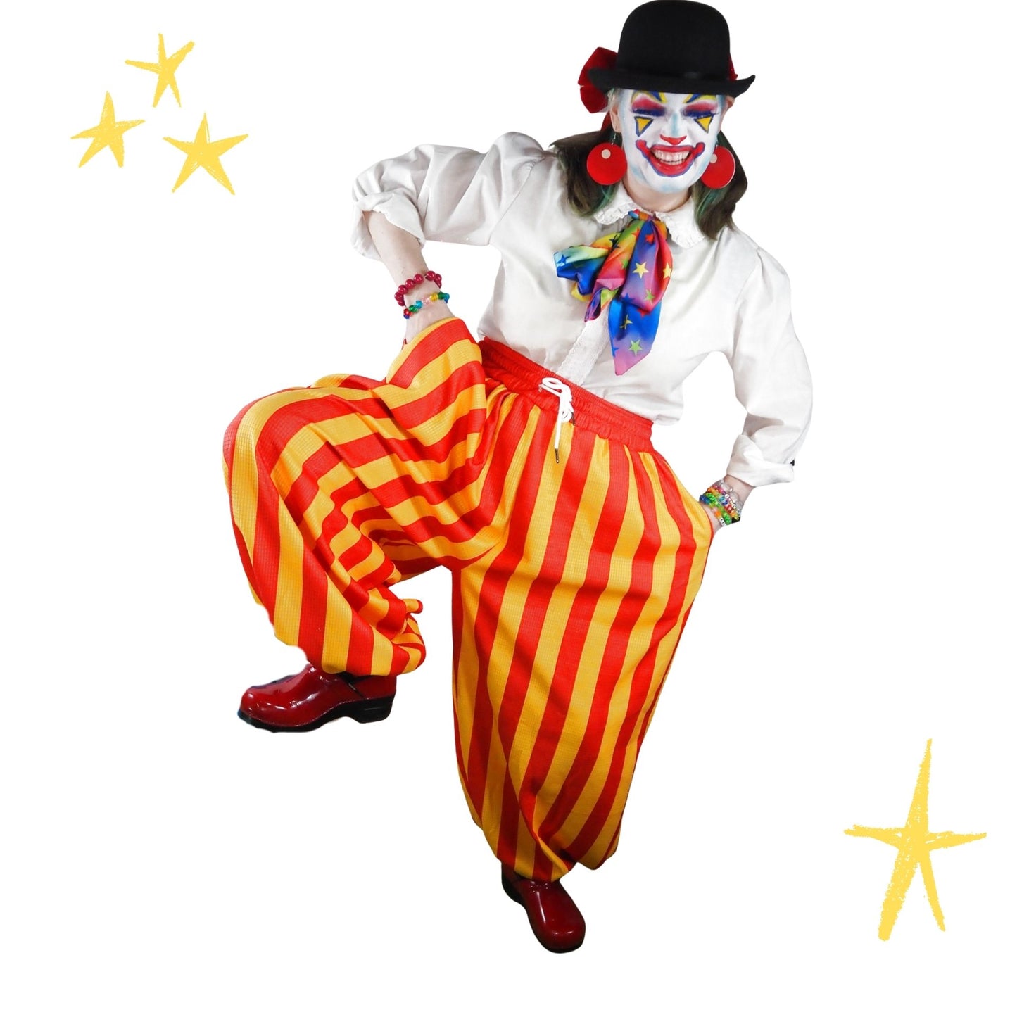 Sun Stripe Clown Pantaloons