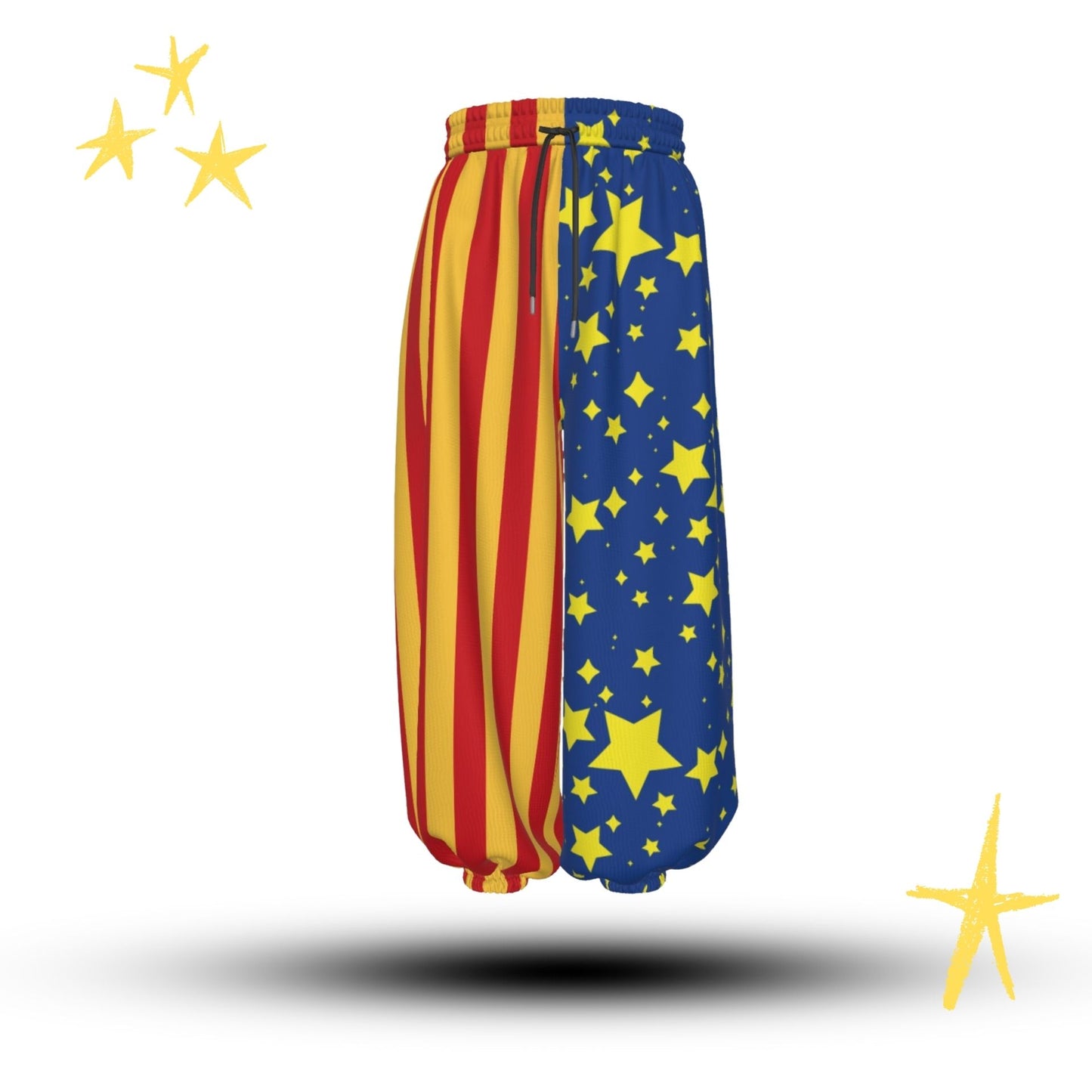 Sun Stripe Stardust Split Clown Pants