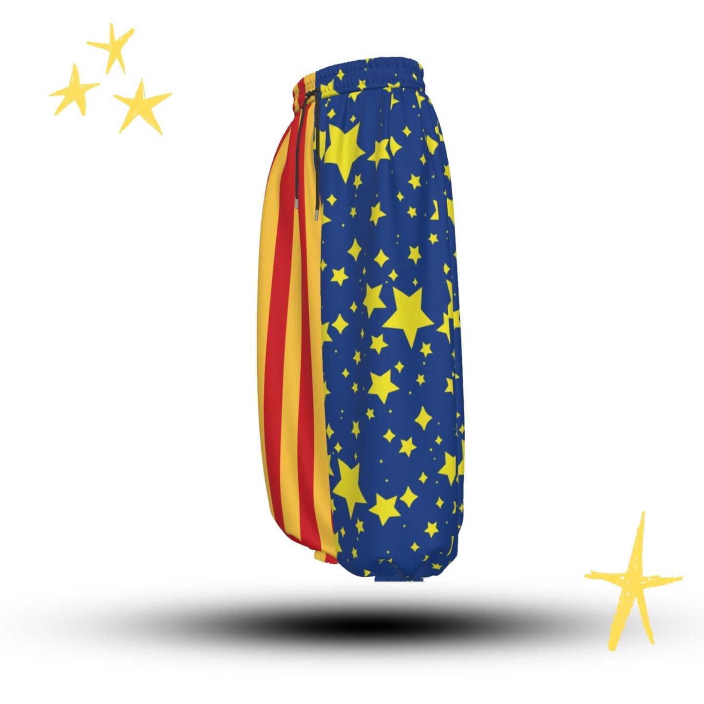 Sun Stripe Stardust Split Clown Pants