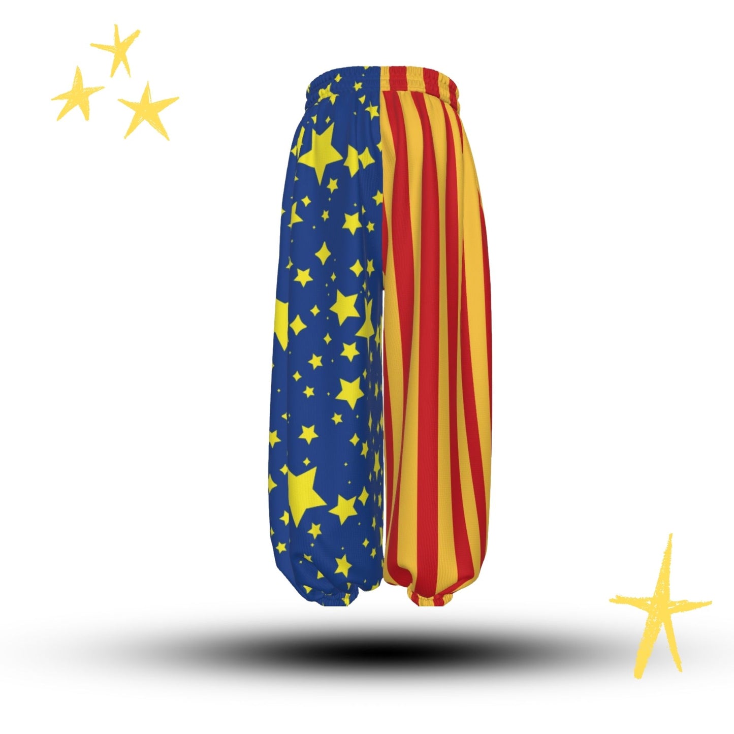 Sun Stripe Stardust Split Clown Pants