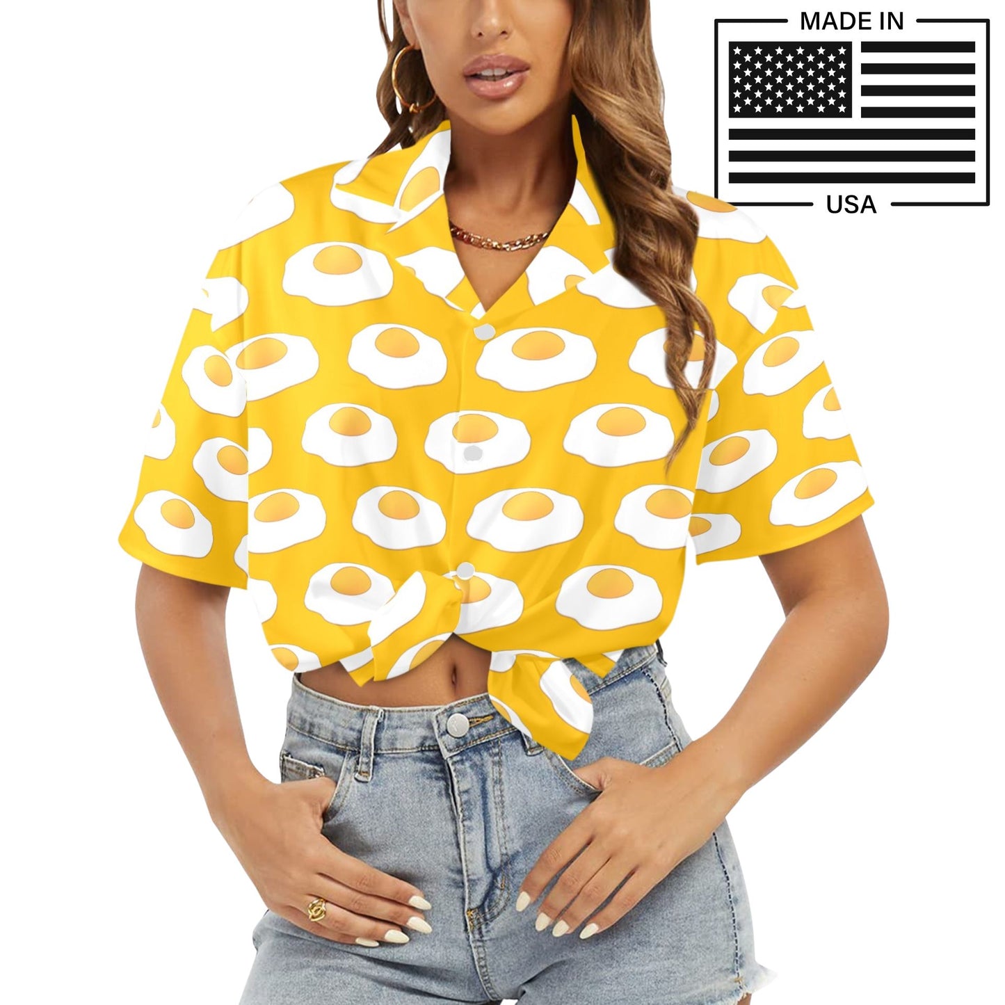 Sunny Side Up Lady Hawaiian Shirt