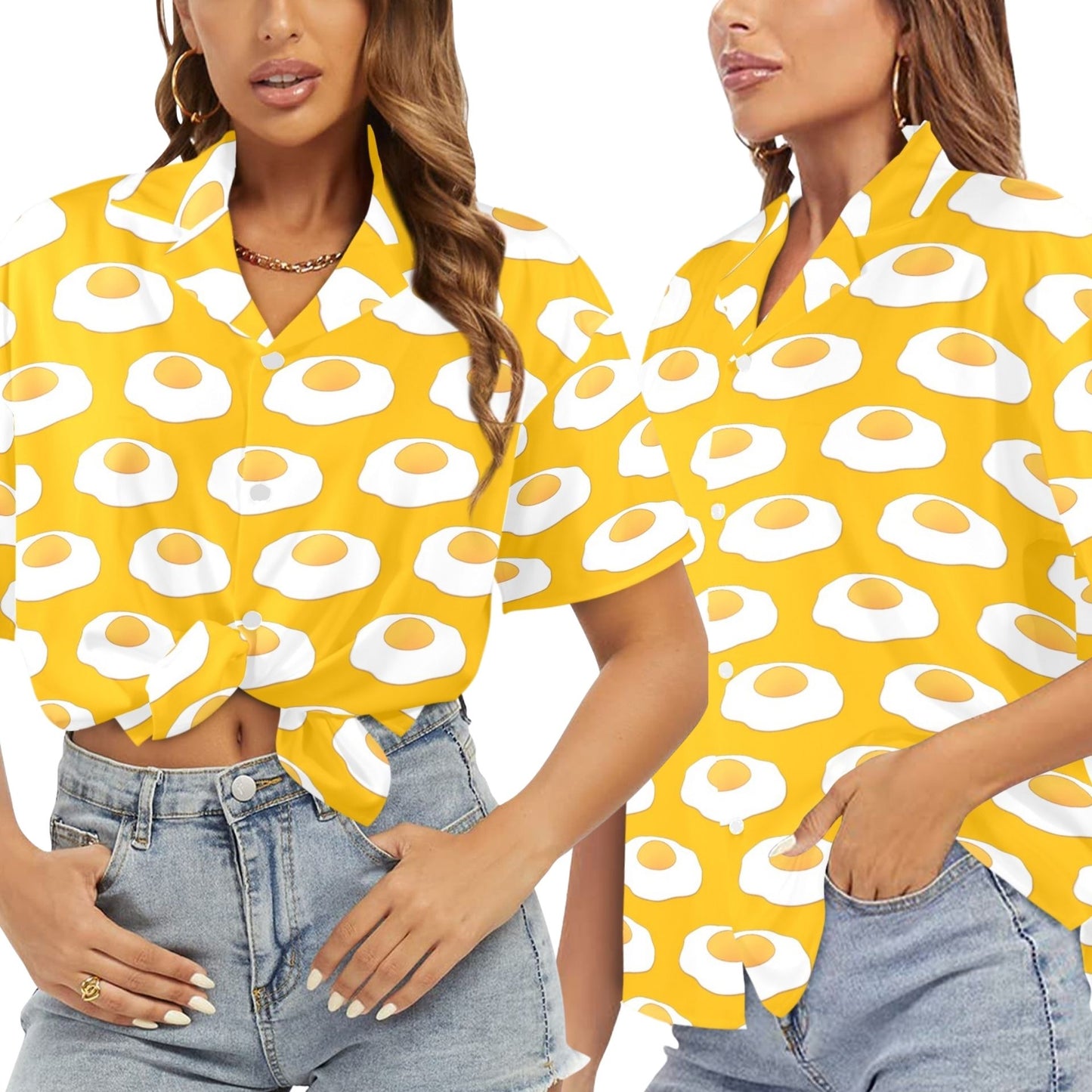 Sunny Side Up Lady Hawaiian Shirt