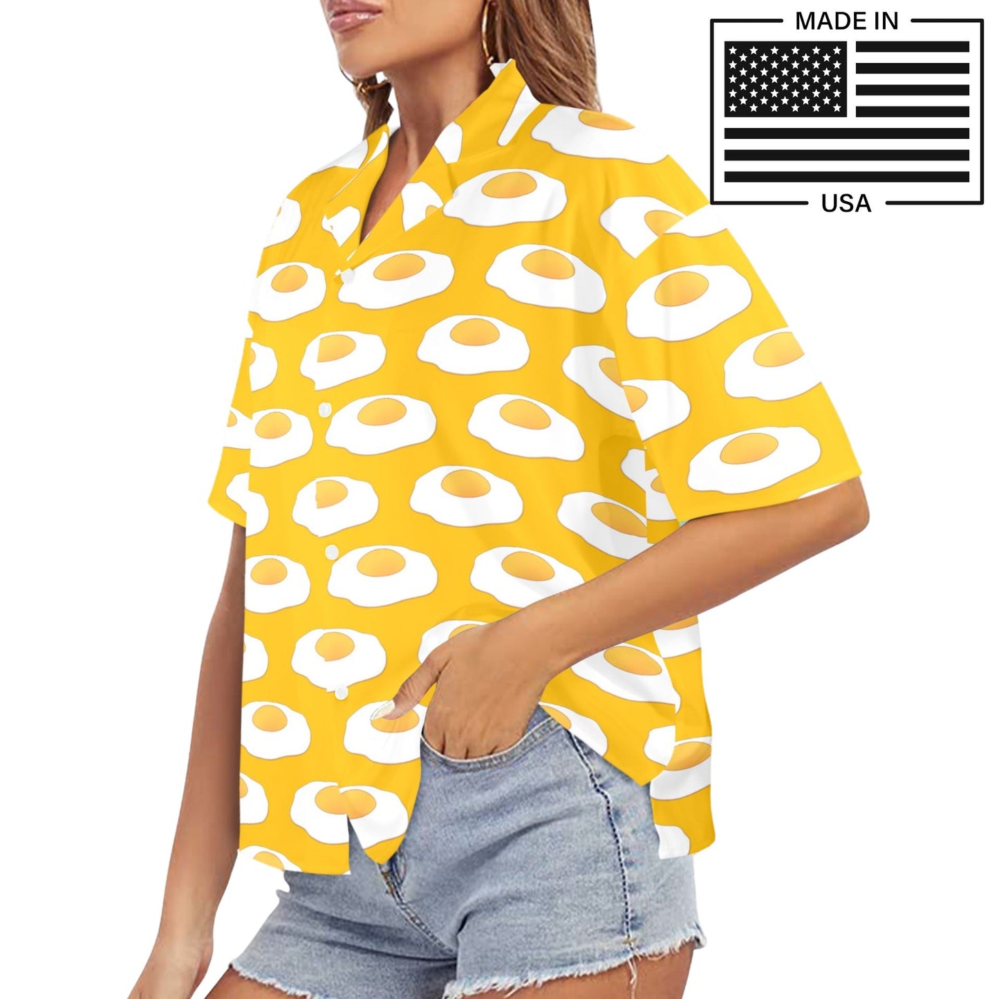 Sunny Side Up Lady Hawaiian Shirt