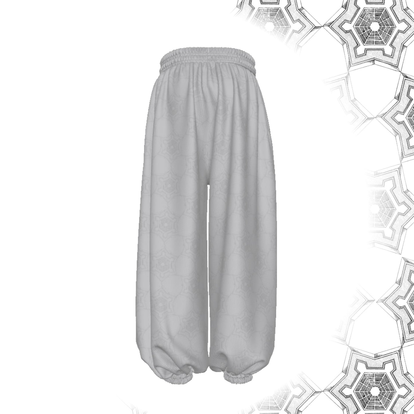 Titanium Warrior Pants Grey Baggy Sweatpants