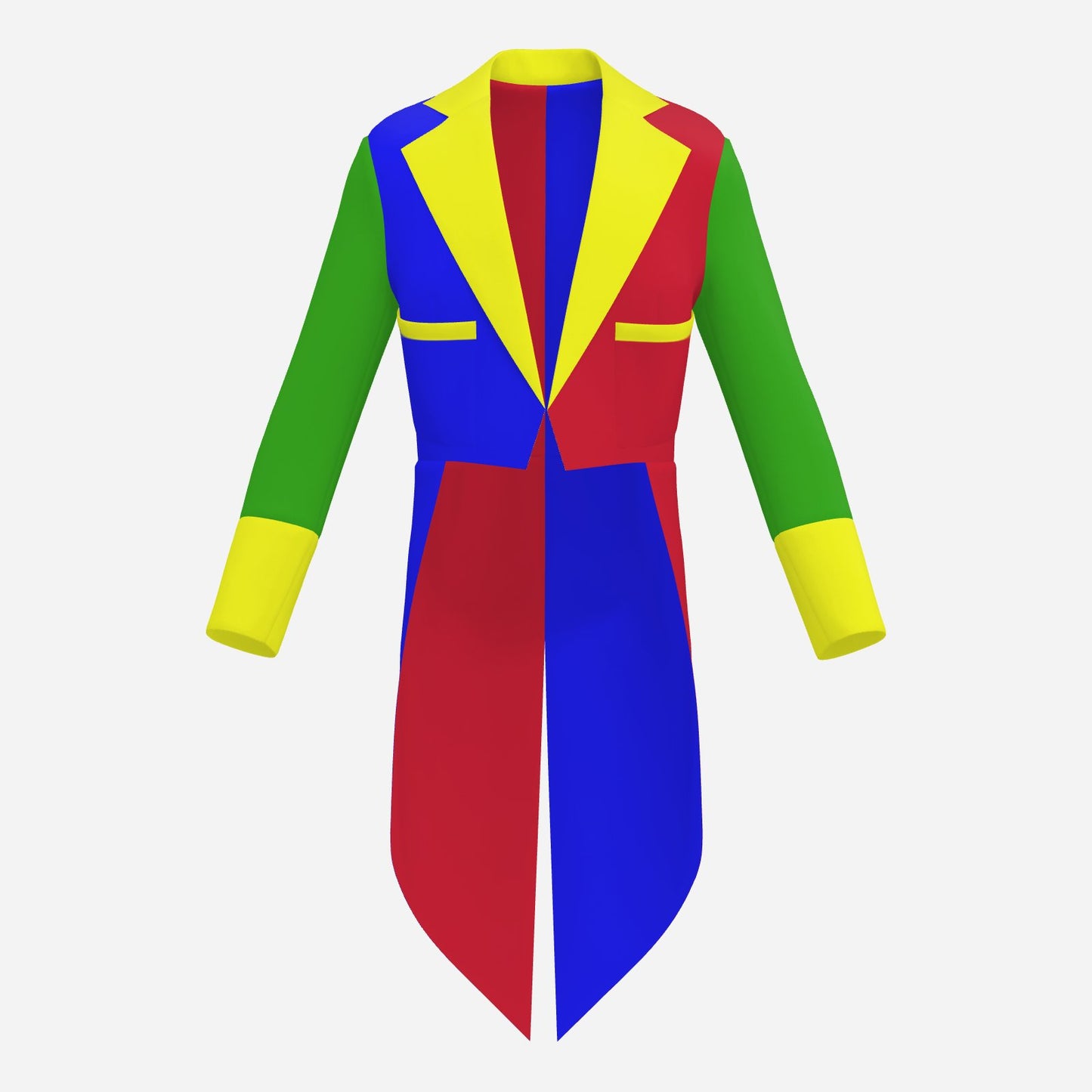Toff Tailcoat Blockparti Toybox Clown Cutaway Tails Tuxedo Jacket