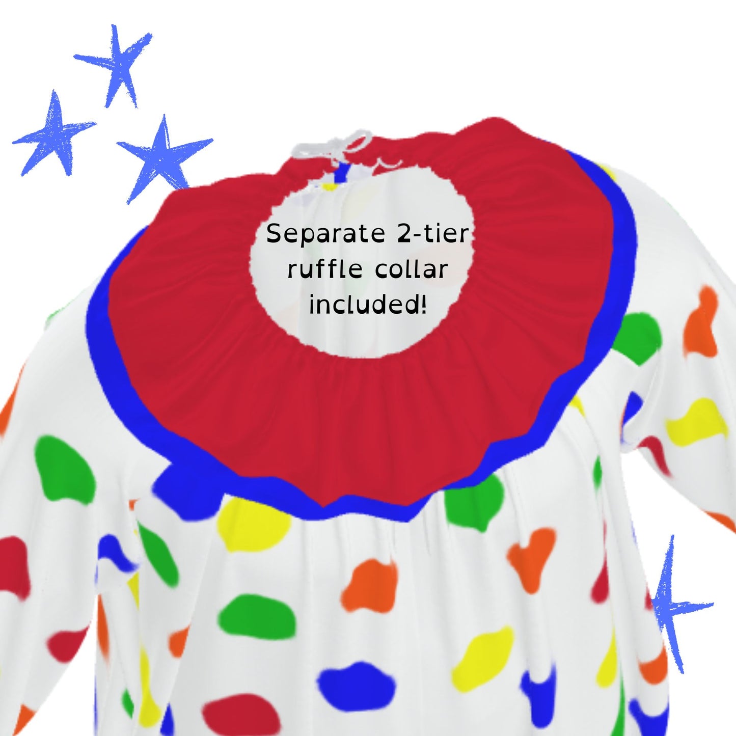 Toy Box Polka Dots Pro Clown Suit