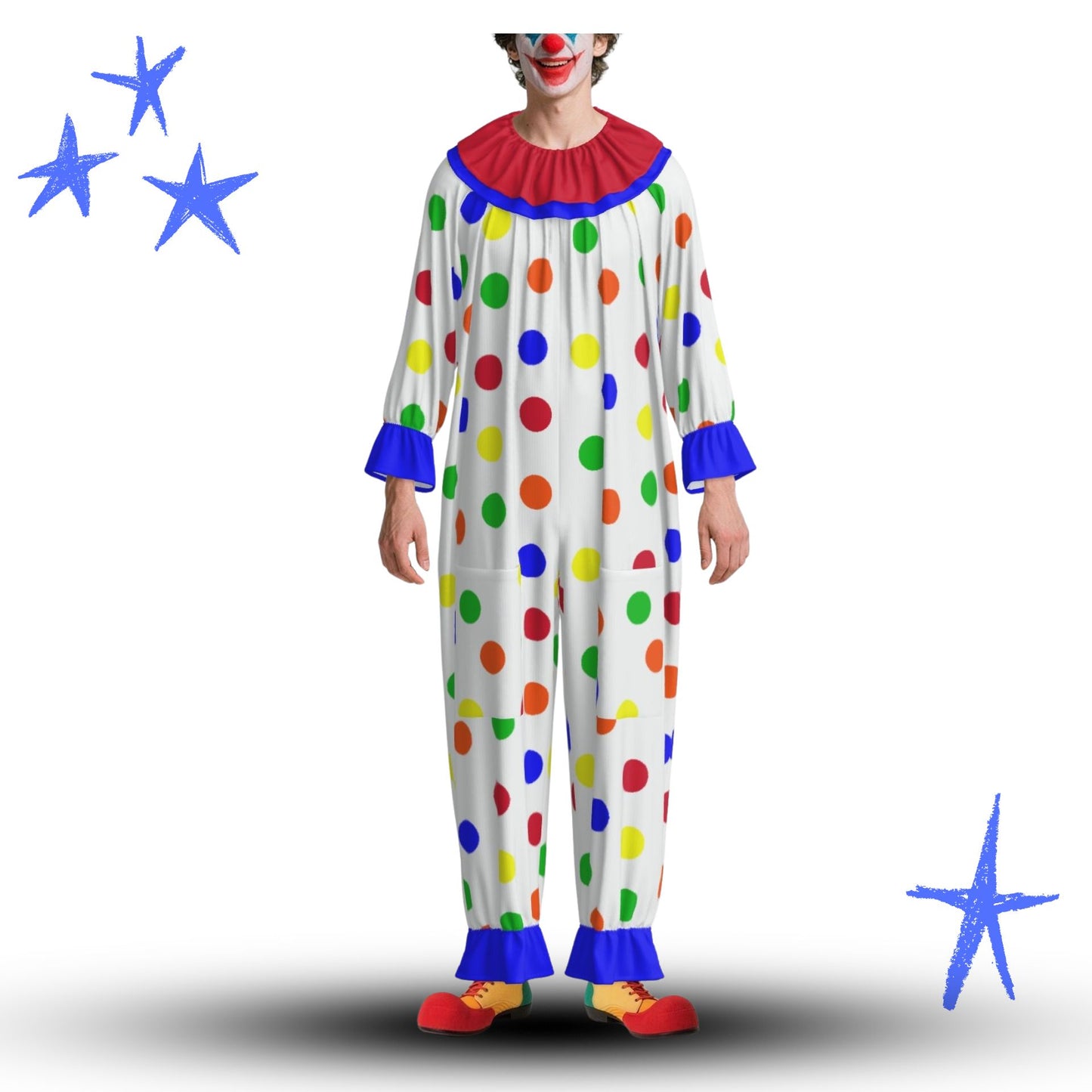 Toy Box Polka Dots Pro Clown Suit