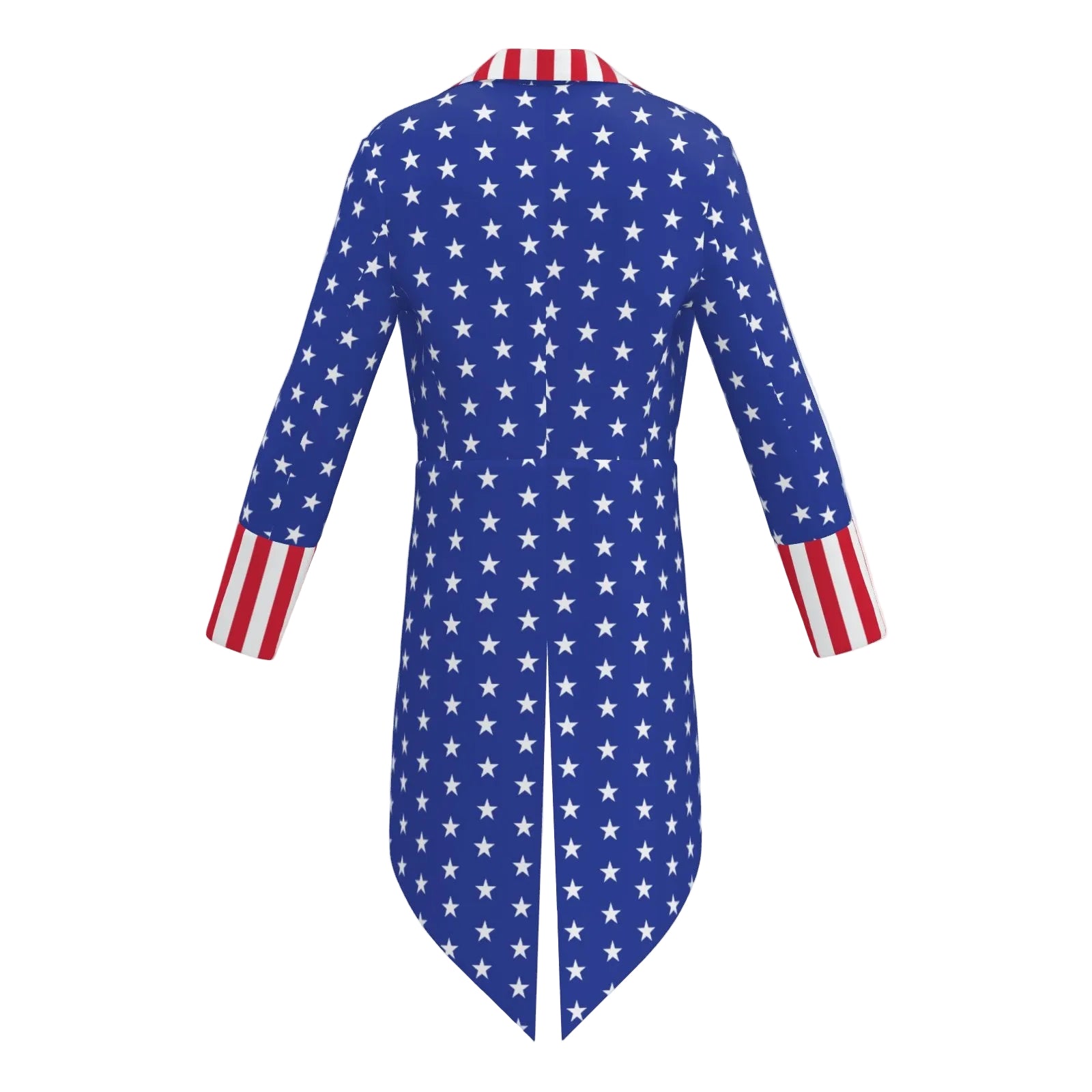 Uncle Sam Tailcoat Clown Jacket back