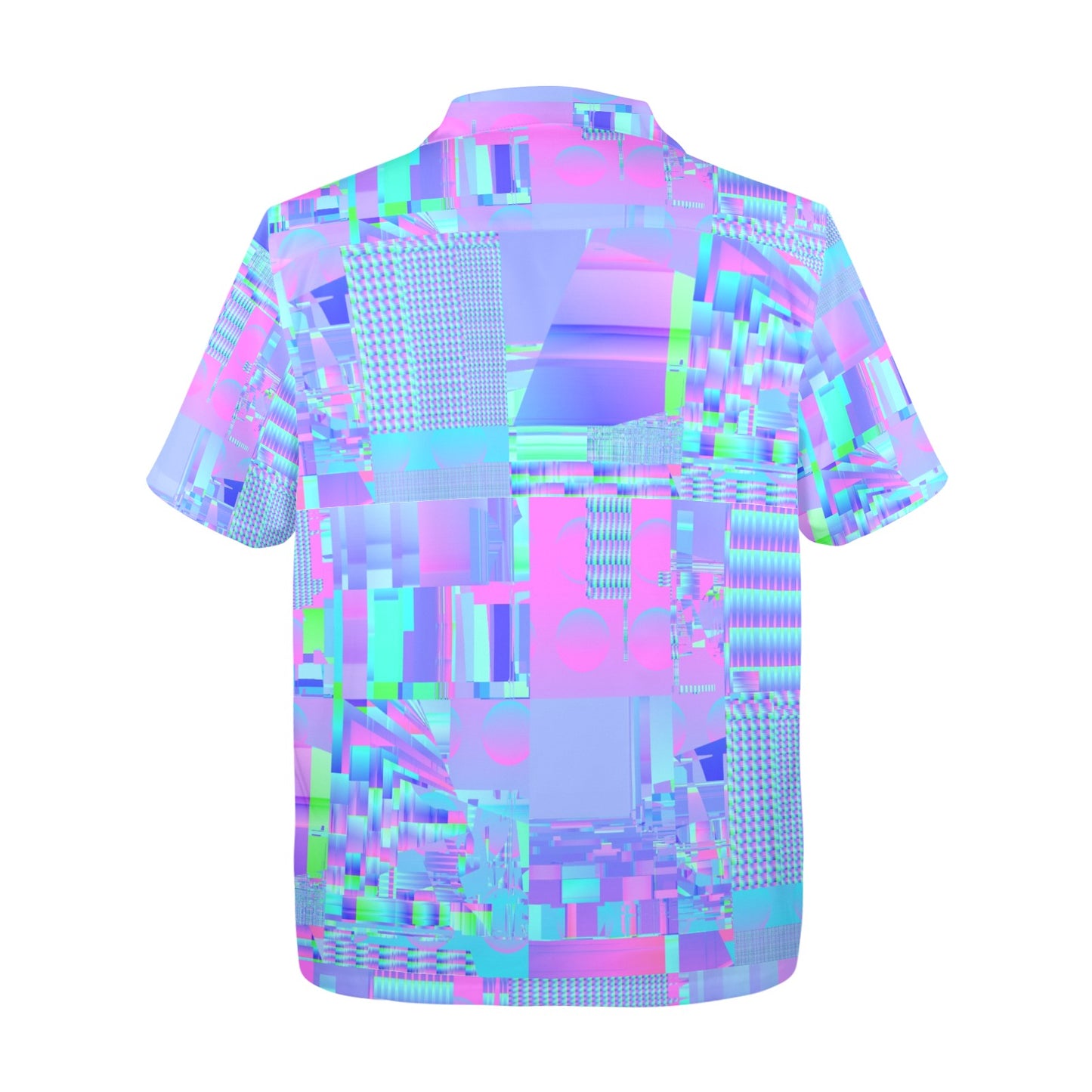 Vaporwave Glitch Scene Hawaiian Shirt