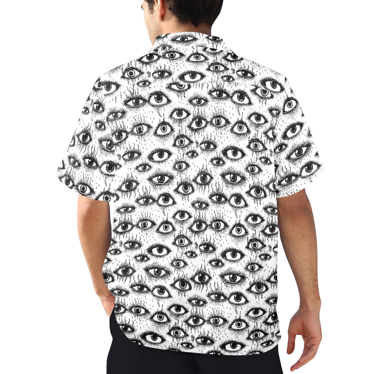 Weirdy Eye Bowling Shirt--USA-made
