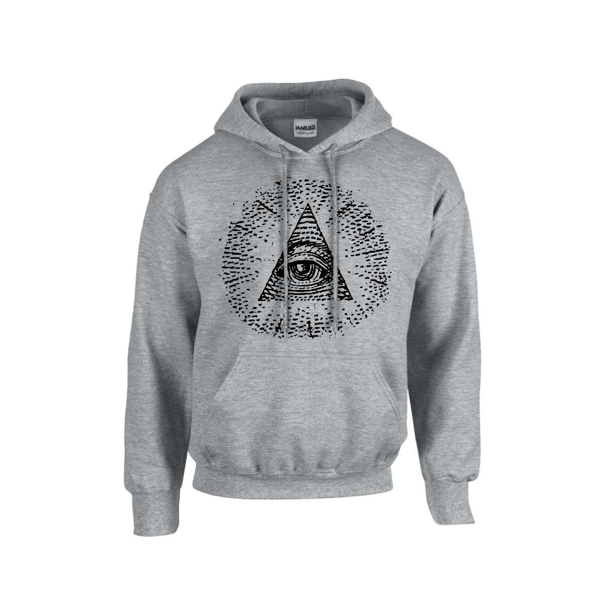 Eye of Providence Illuminati Pullover Hoodie USA-made