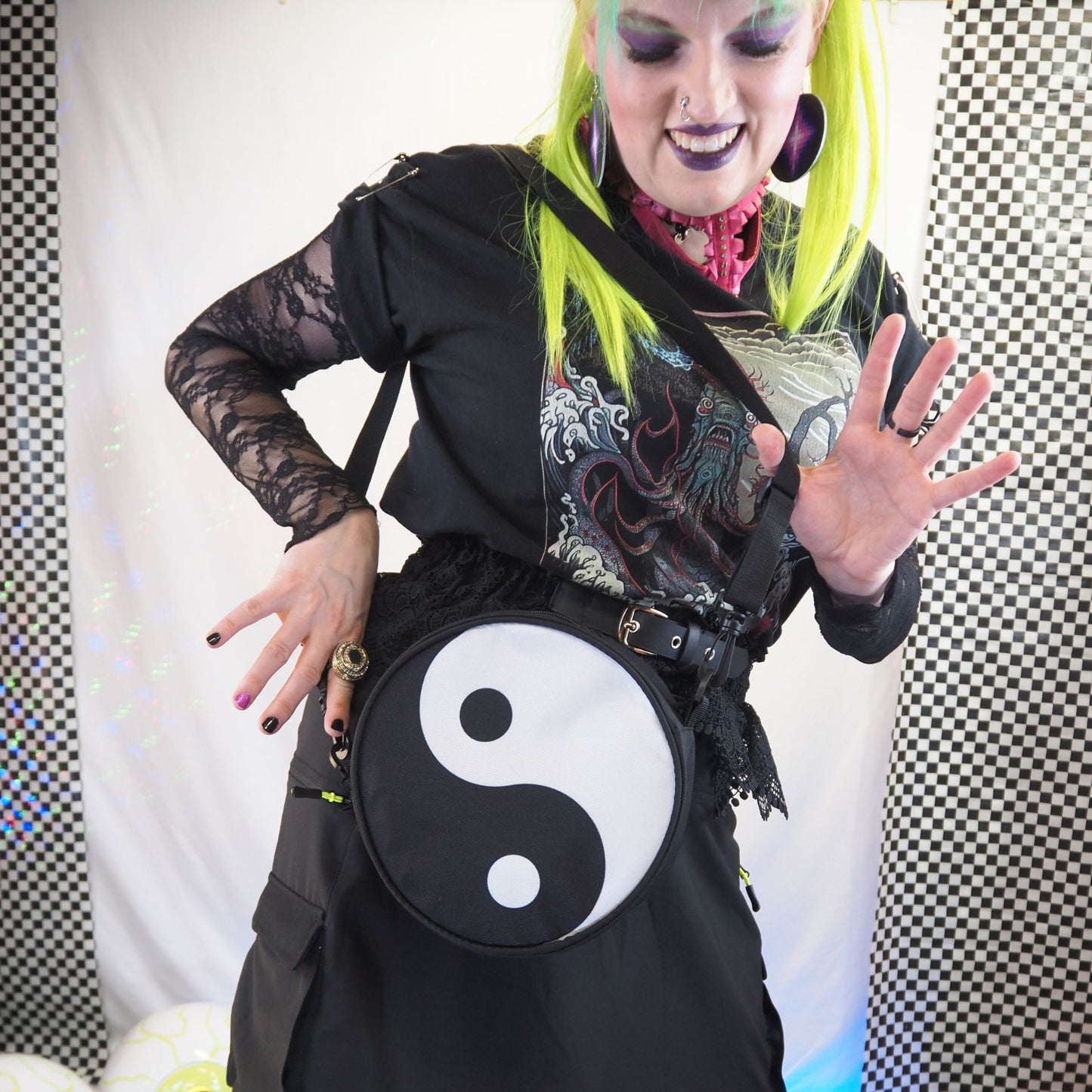 Yin Yang Umhängetasche