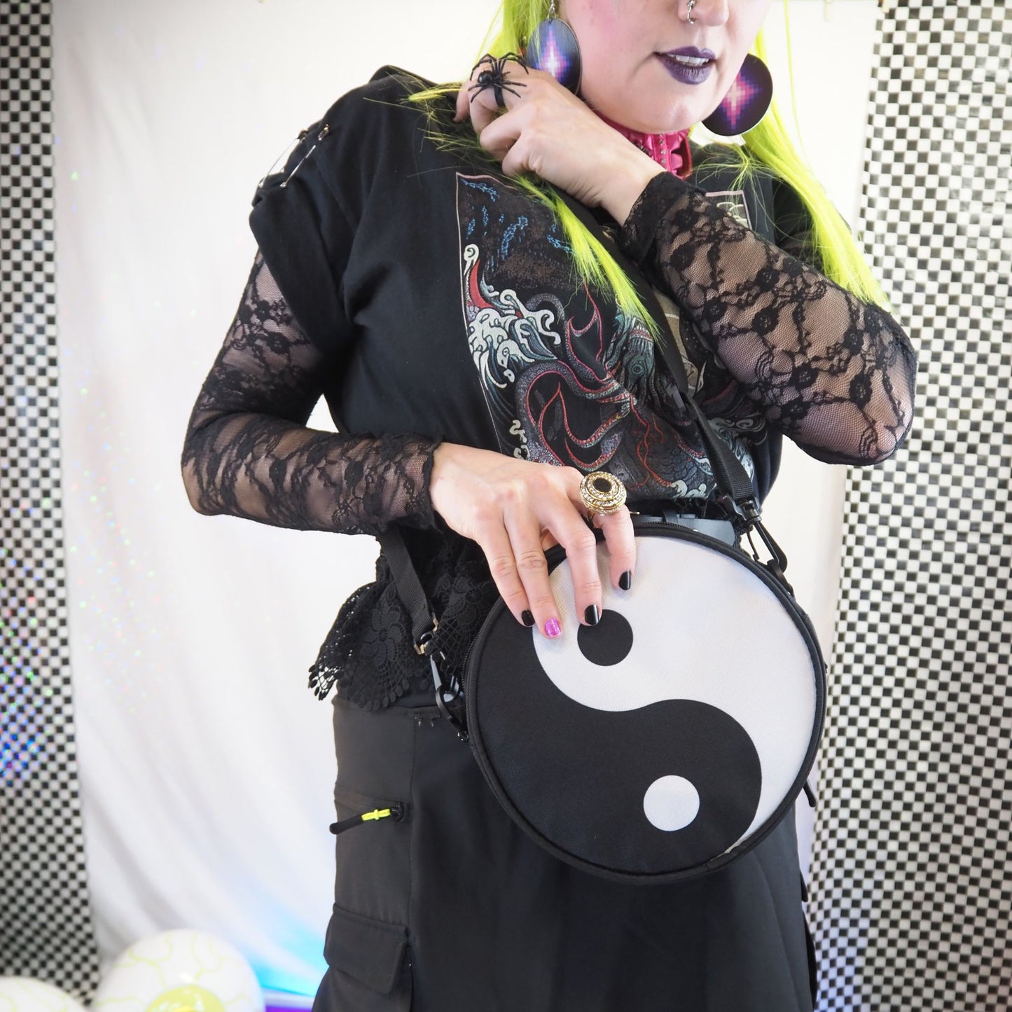 Yin Yang Umhängetasche