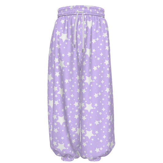 Yume Lavender Stardust Baggy Clown Pants 
