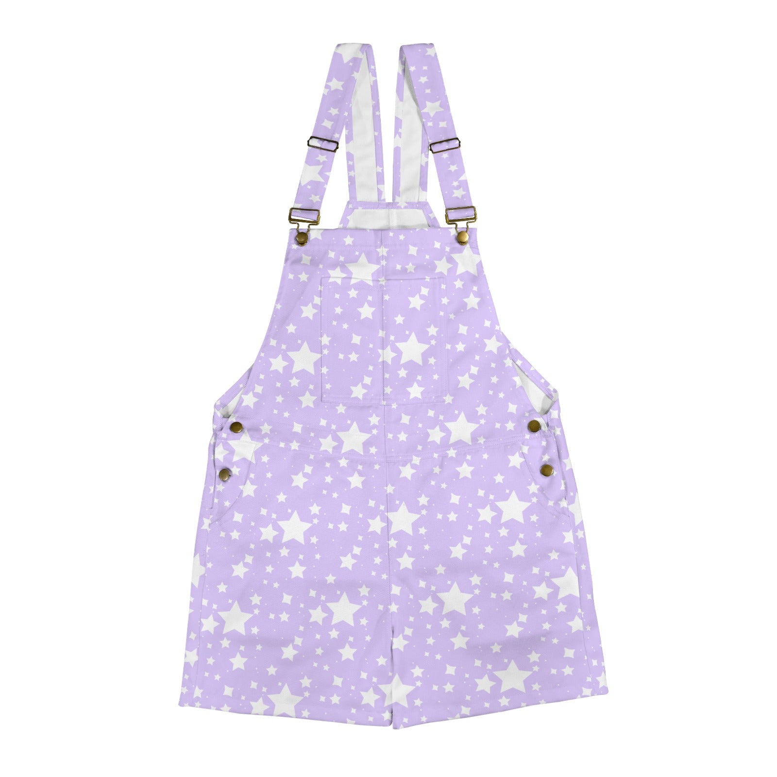 Yume Lavender Stardust shortie overalls 