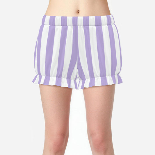 Pufflette Pants Yume Lavender Purple White Stripe Jester Knickers