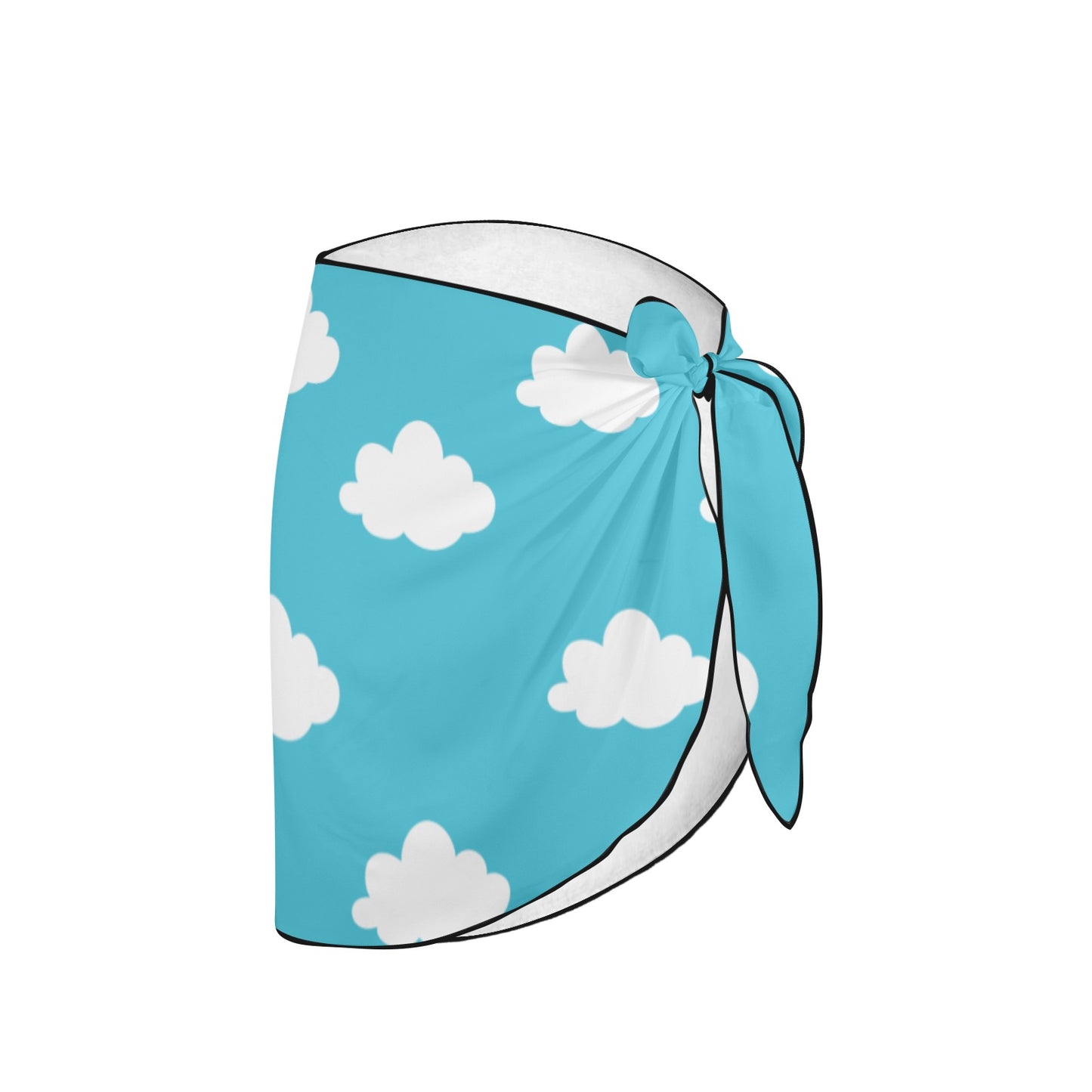 Cloudy Heaven Beach Sarong Wrap