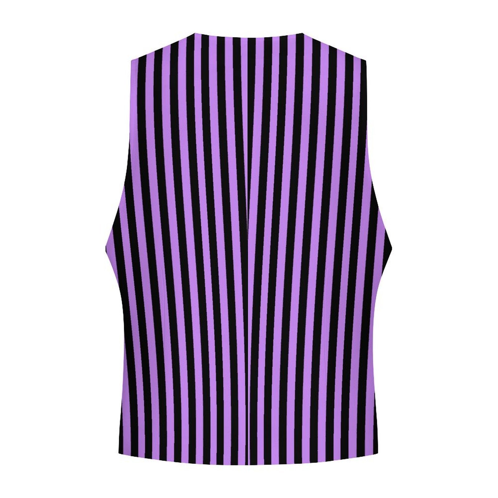 Amethyst Circus Stripe Waistcoat Fancy Vest