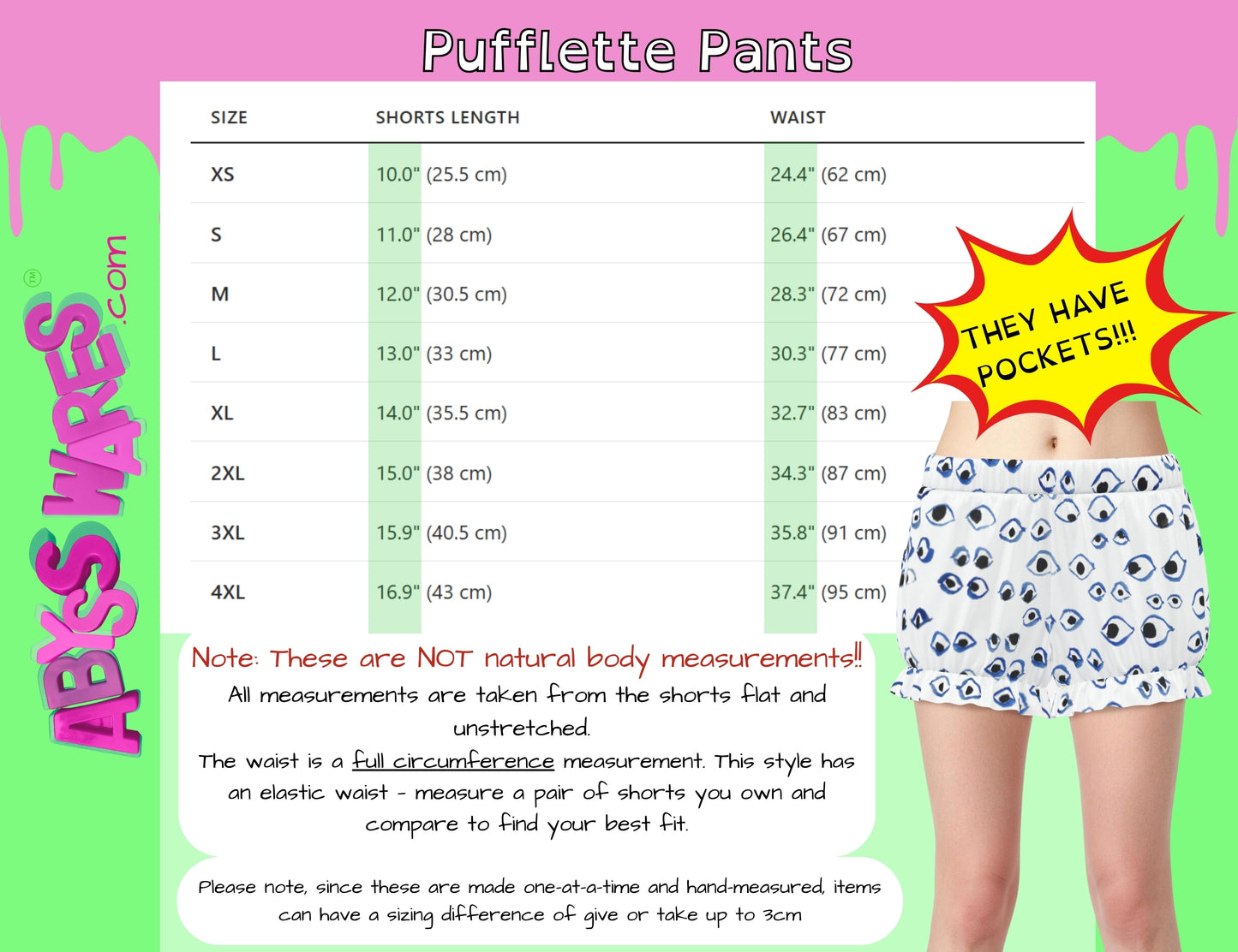 Pufflette Pants Rose n Bows Jester Bloomers Ruffle Clown Shorts
