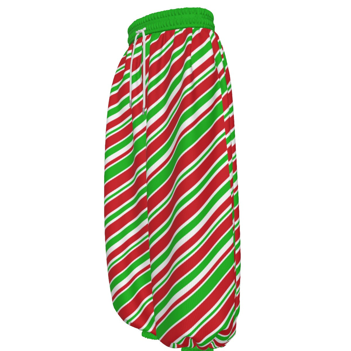 Christmas Spearmint Stripe Clown Pants