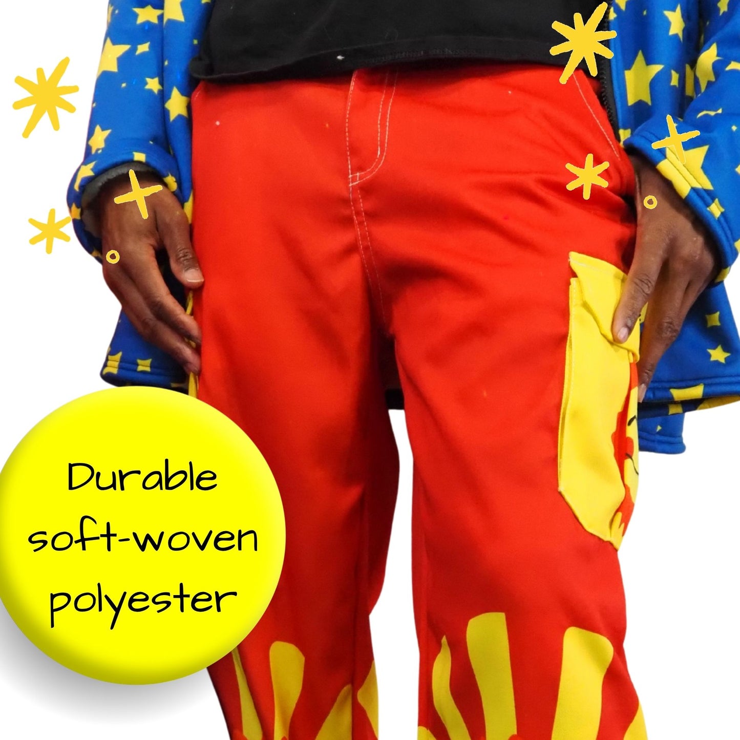 Rote Cargohose für Herren von Silly Sun